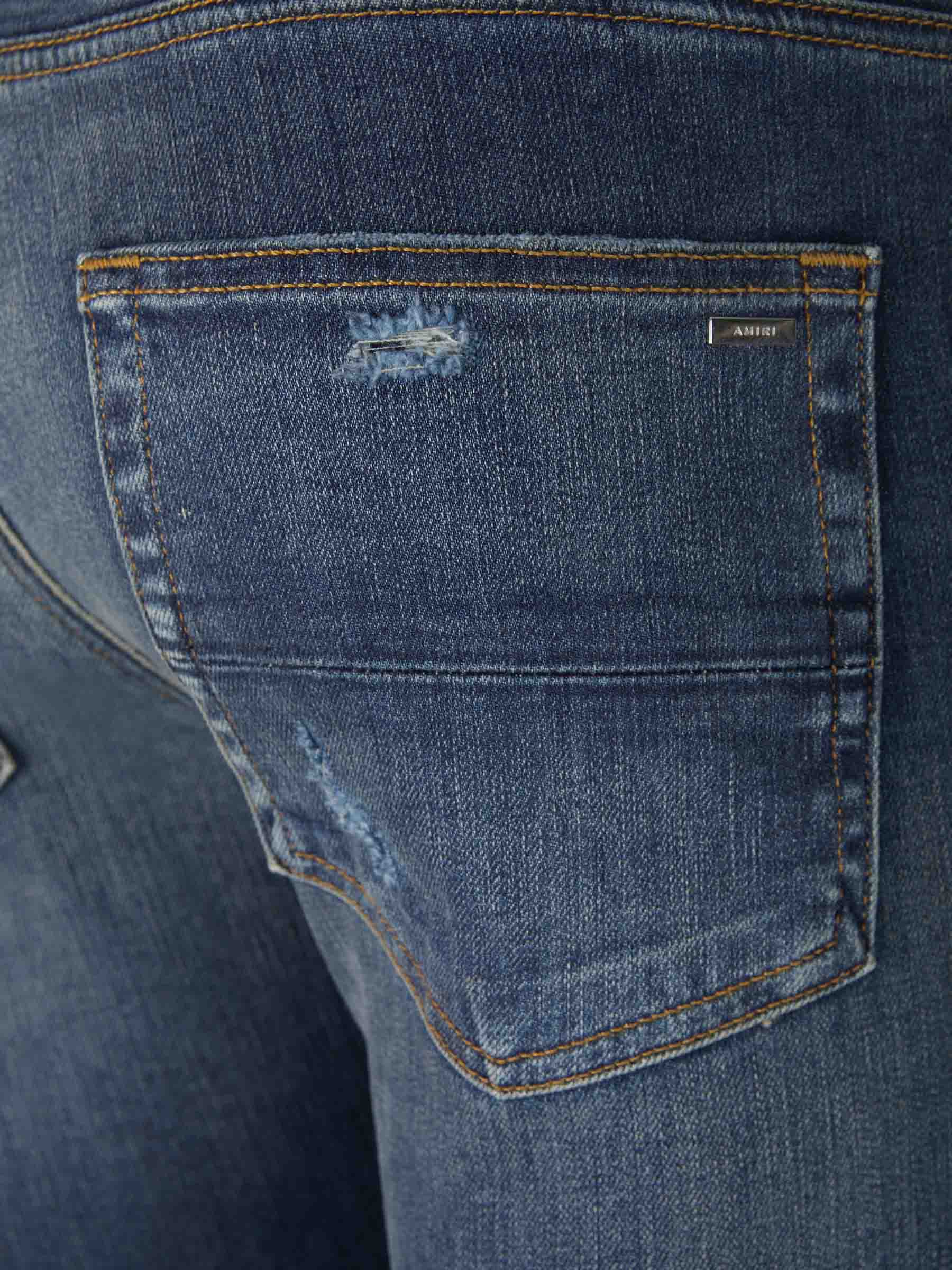 Amiri Jeans MX1 Bandana color Azul Denim sku 522-002335 01 - Foto 5