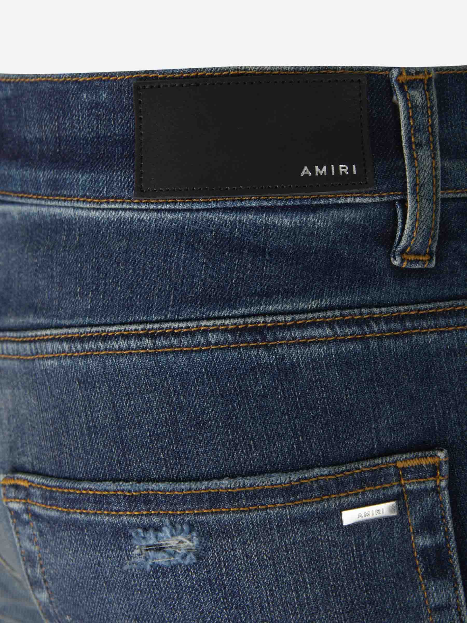 Amiri Jeans MX1 Bandana color Azul Denim sku 522-002335 01 - Foto 6