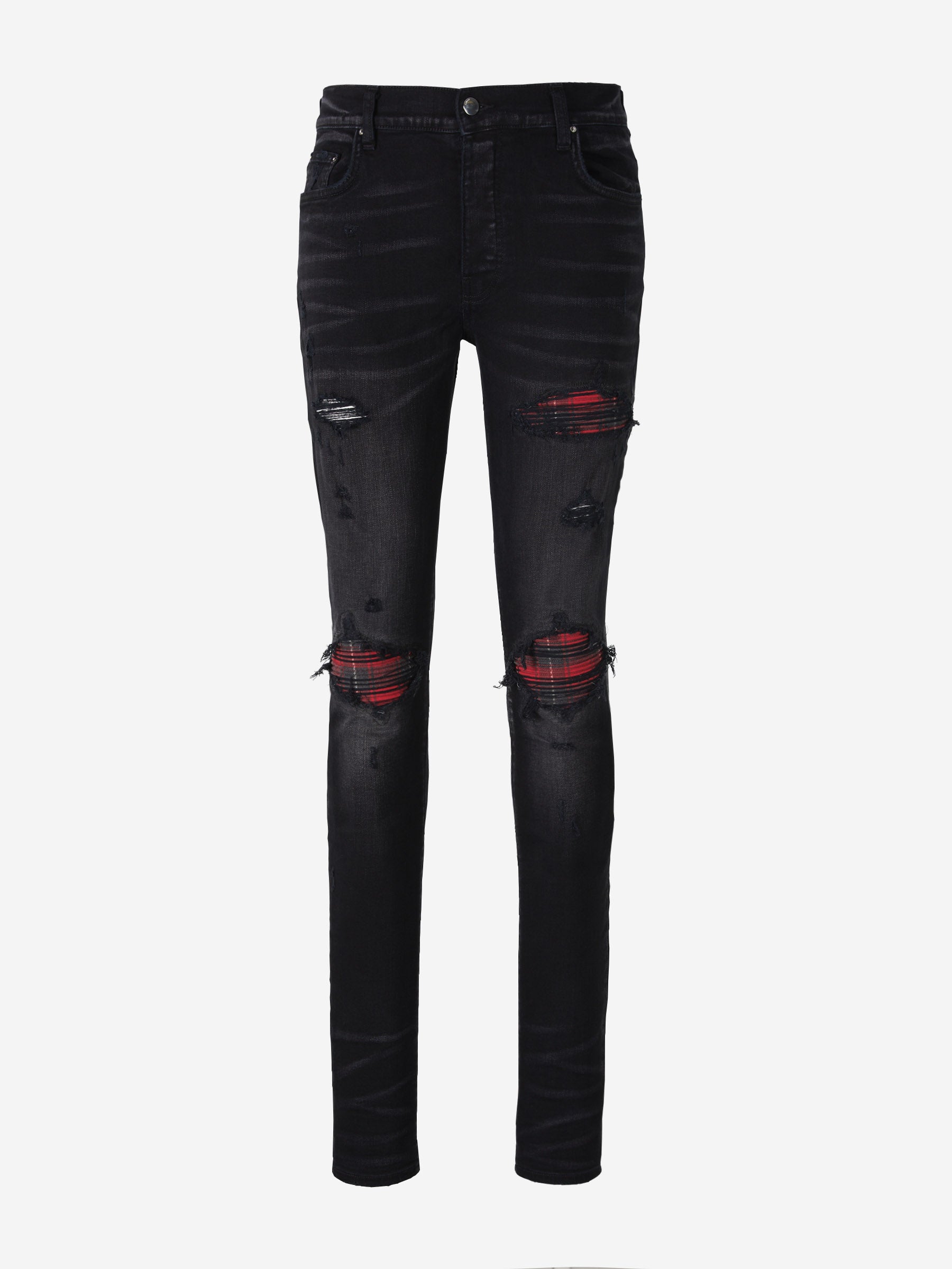 Amiri Jeans MX1 Parches color Negro sku 522-002336 01 - Foto 1