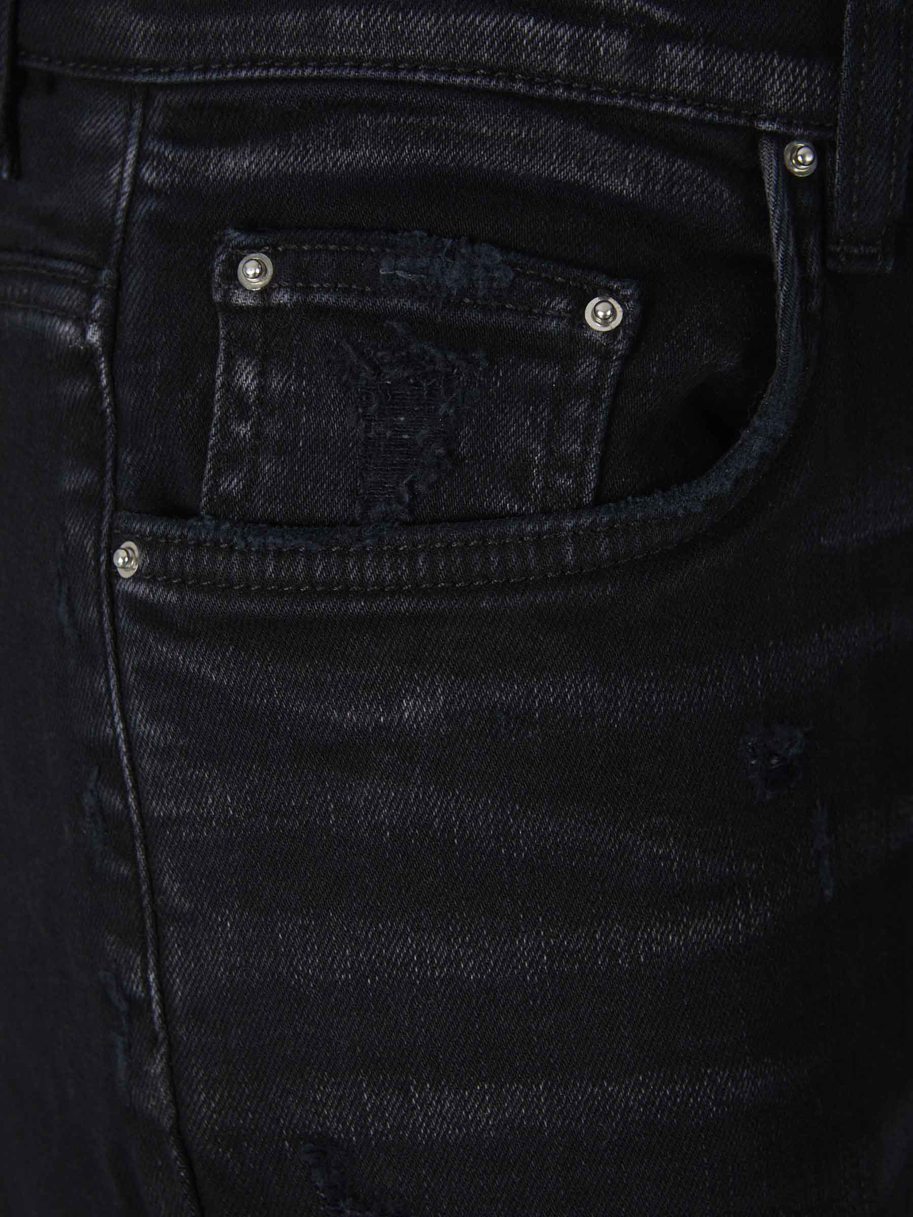 Amiri Jeans MX1 Parches color Negro sku 522-002336 01 - Foto 3