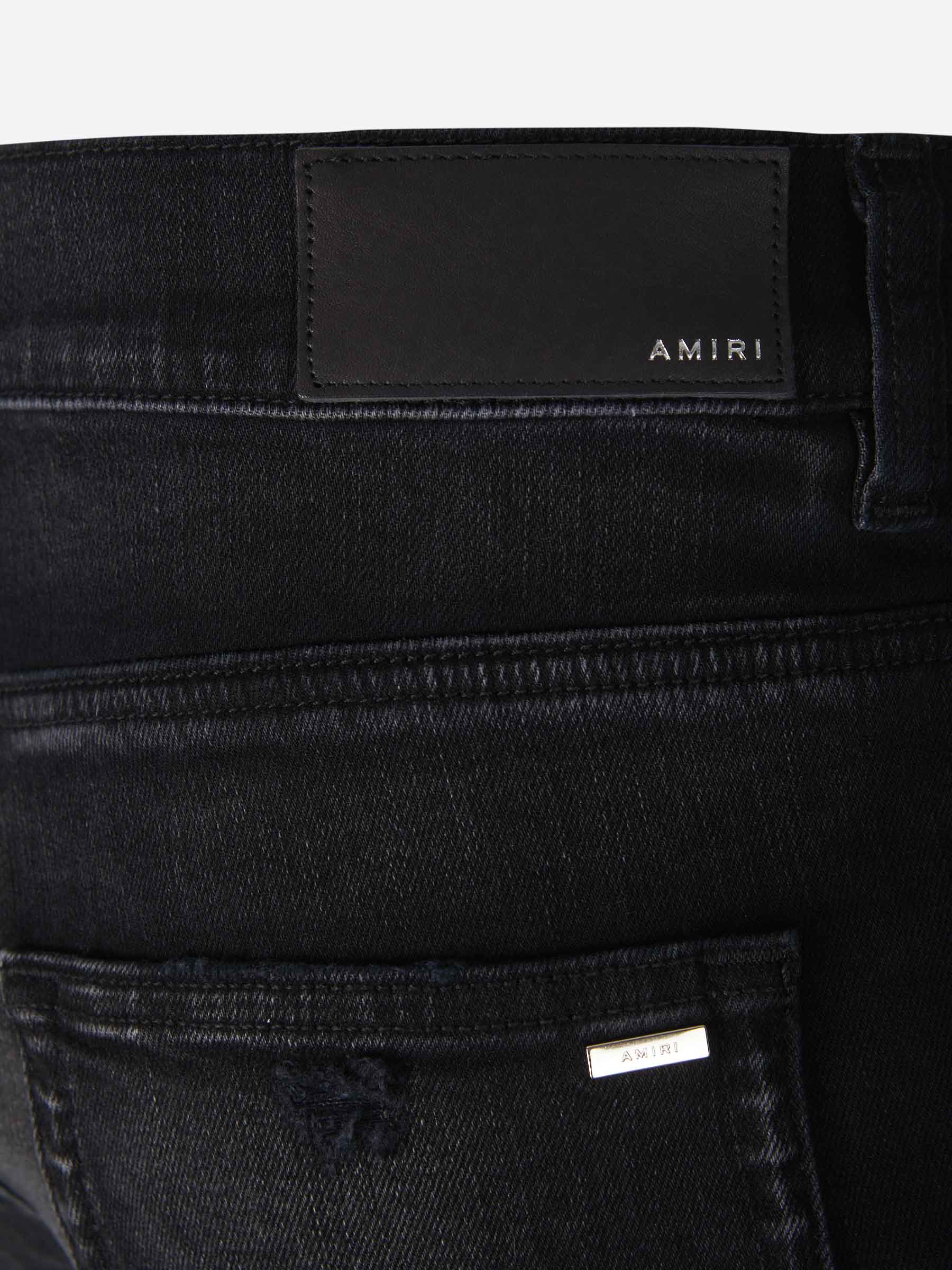 Amiri Jeans MX1 Parches color Negro sku 522-002336 01 - Foto 6