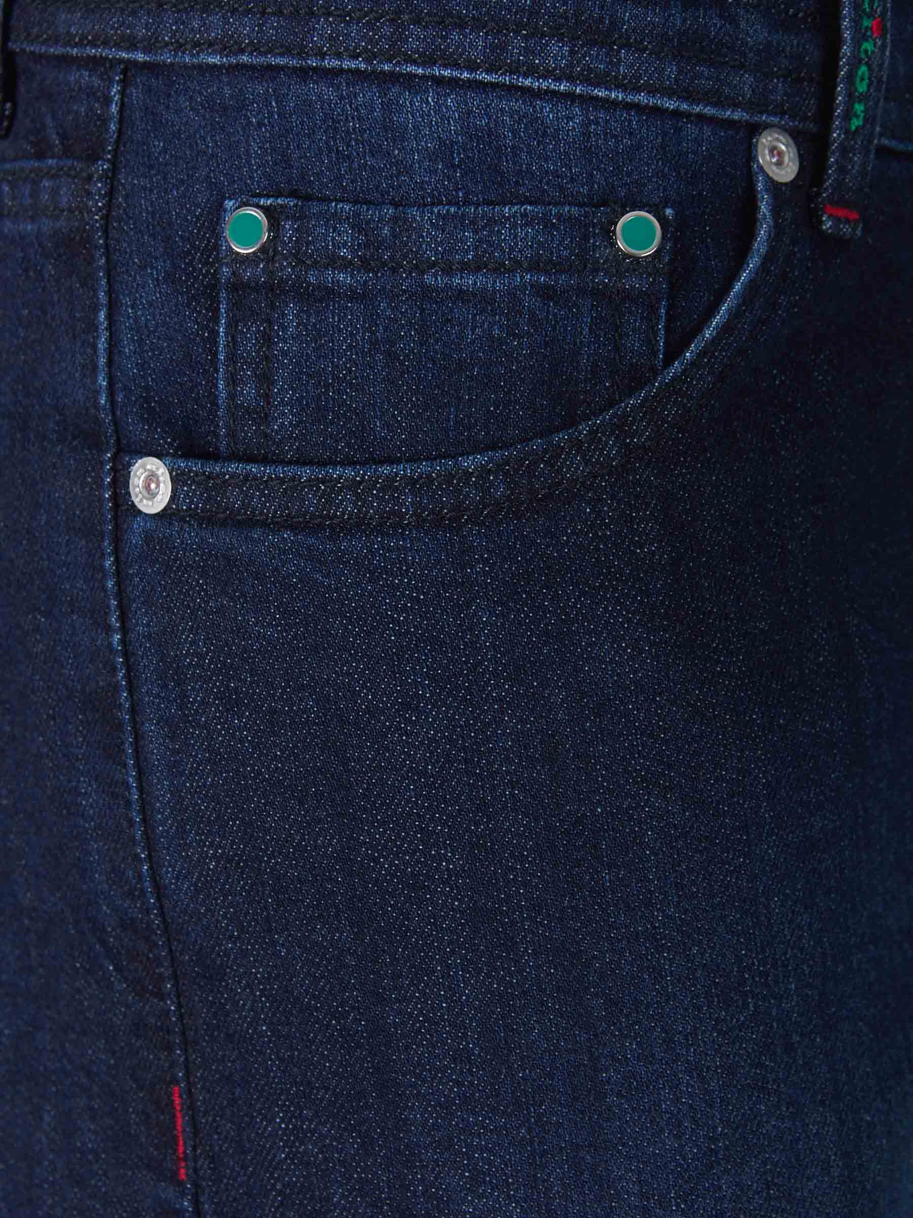 Kiton Jeans Slim Fit color Azul Noche sku 522-002341 01 - Foto 3