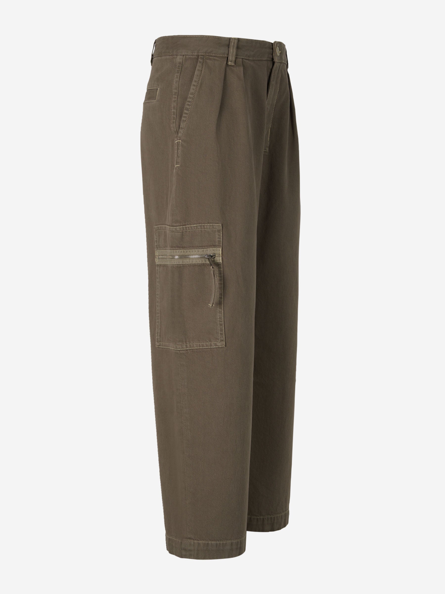 Jacquemus Jeans Le De Nîmes color Verde Militar sku 522-002343 01 - Foto 2