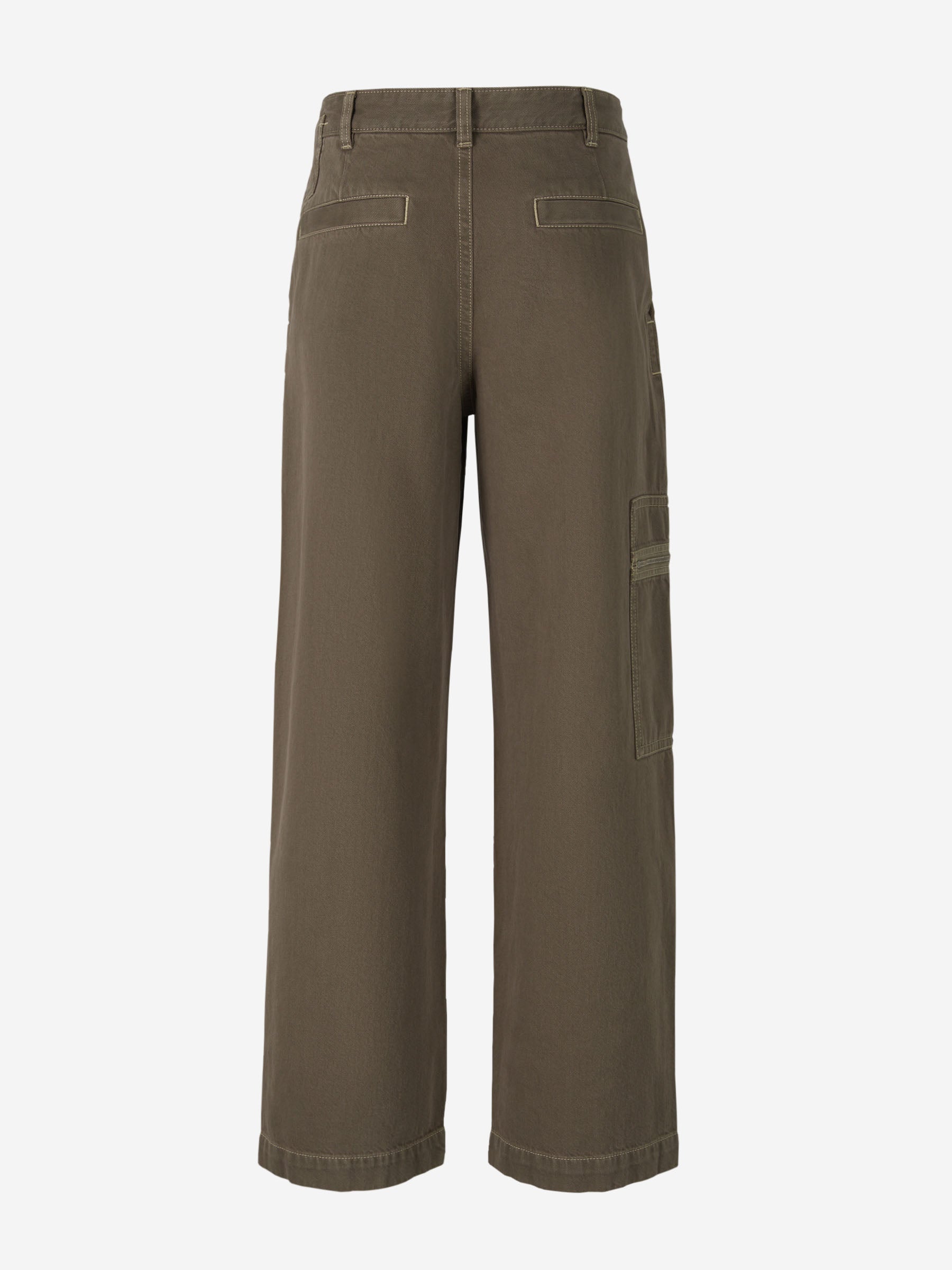 Jacquemus Jeans Le De Nîmes color Verde Militar sku 522-002343 01 - Foto 3