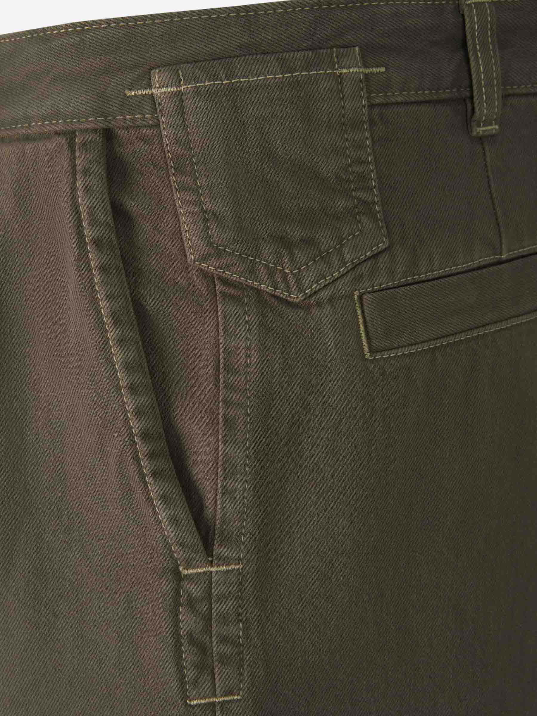 Jacquemus Jeans Le De Nîmes color Verde Militar sku 522-002343 01 - Foto 4