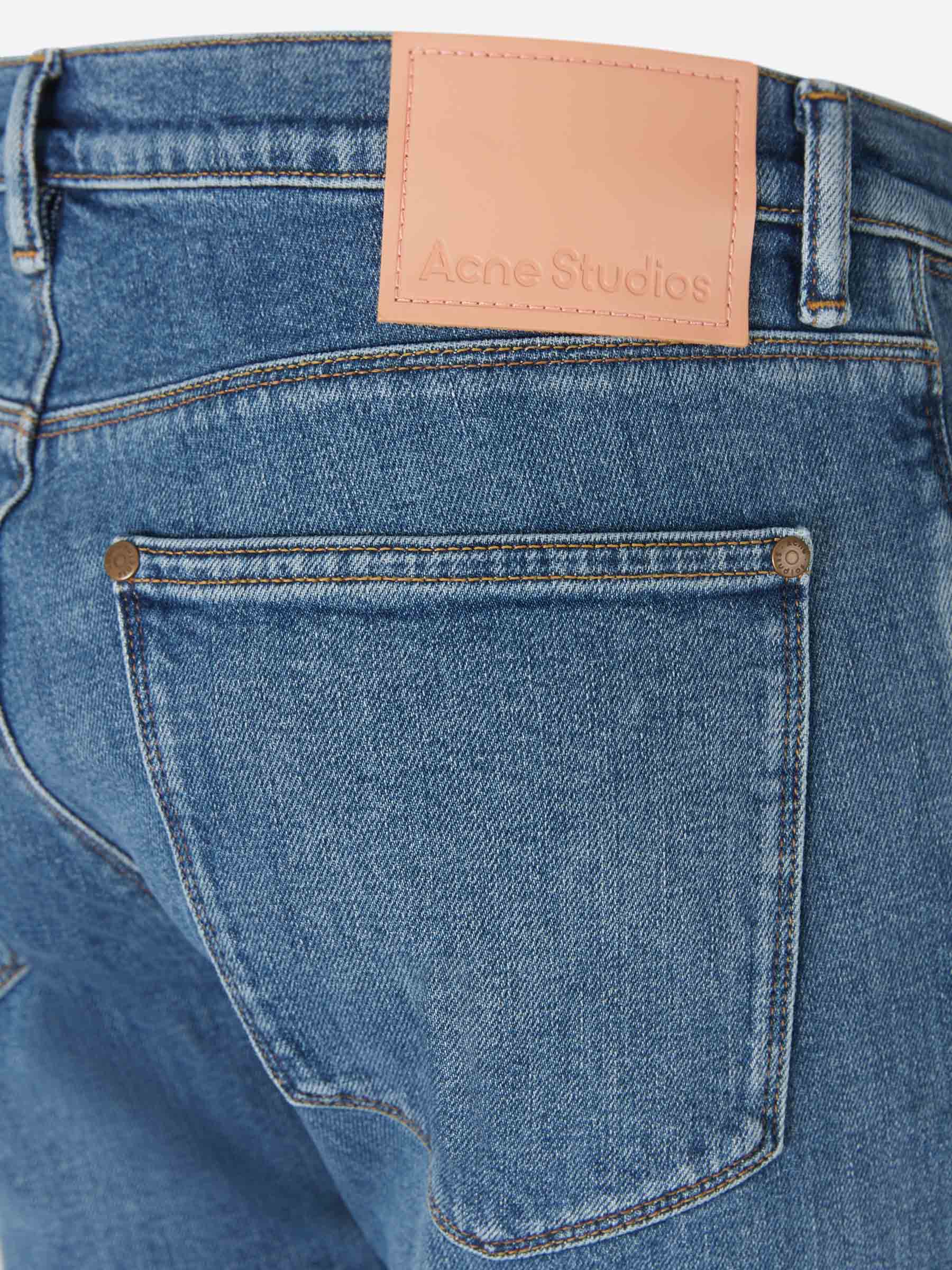 Acne Studios Jeans Max Rectos color Azul Denim sku 522-002348 01 - Foto 4