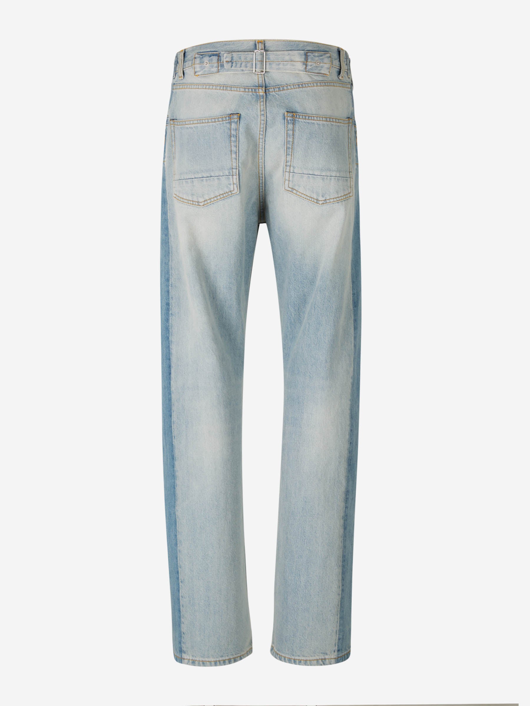 Outlet online Alexander McQueen Hombre Jeans Worker Patched color Azul Denim sku 522-002368 01 - Foto 3