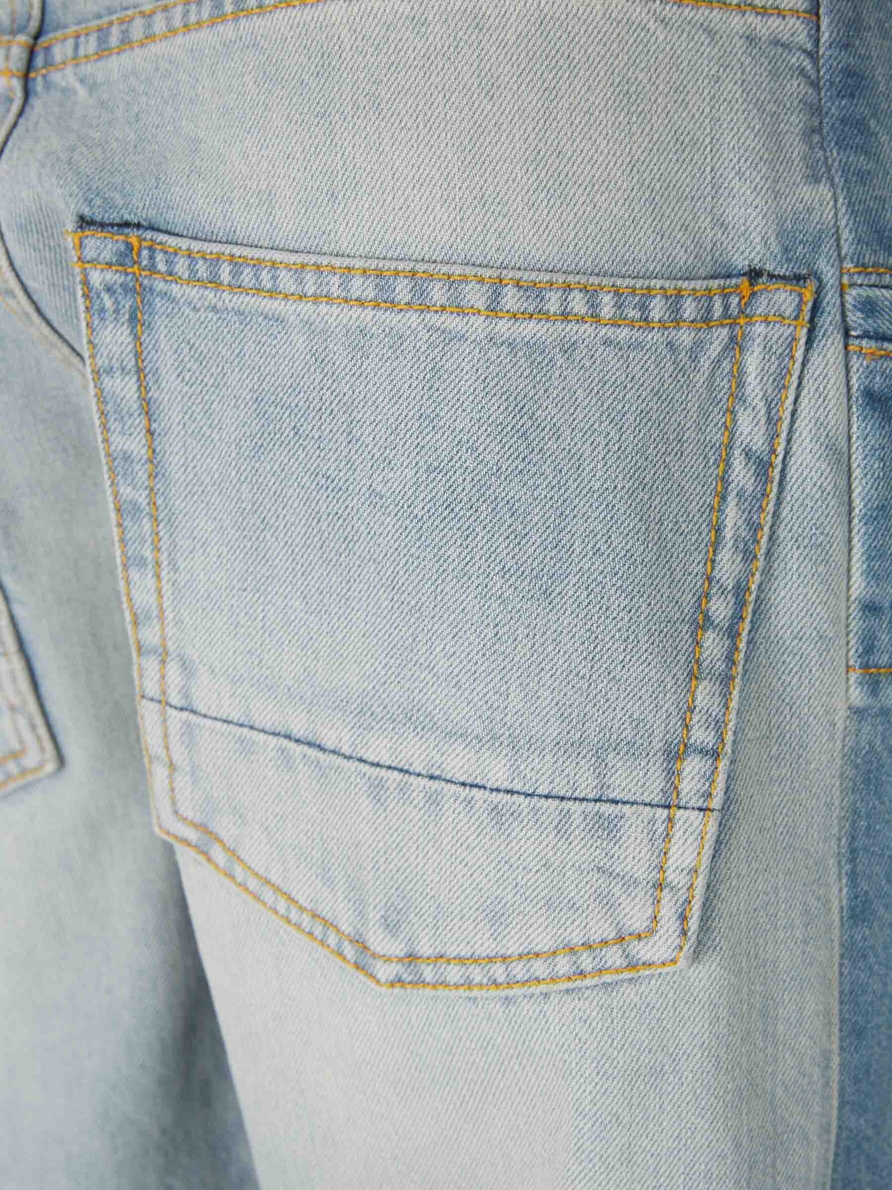 Outlet online Alexander McQueen Hombre Jeans Worker Patched color Azul Denim sku 522-002368 01 - Foto 6