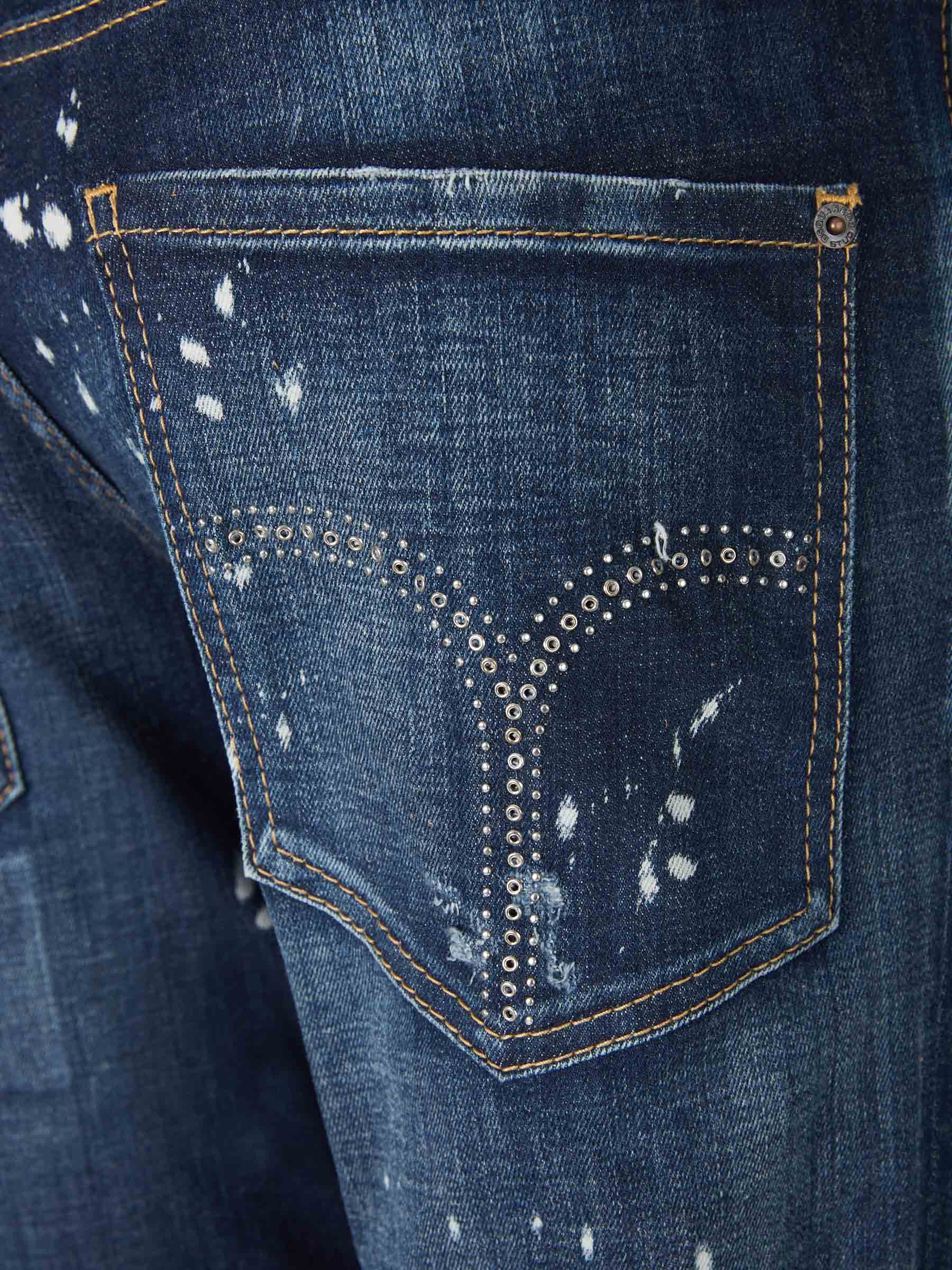 Dsquared2 Jeans Dark Ripped color Azul Cobalto sku 522-002373 01 - Foto 4