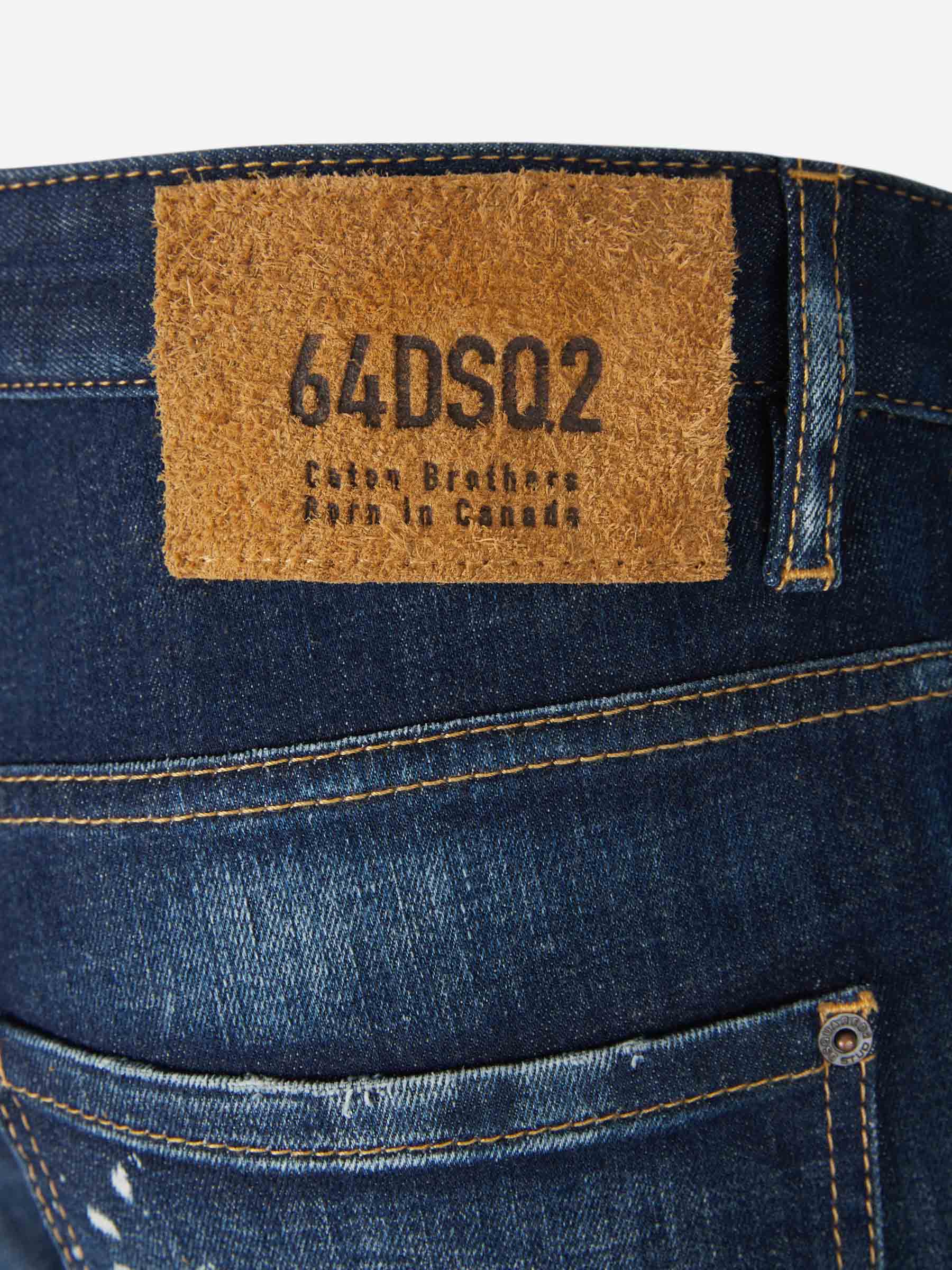 Dsquared2 Jeans Dark Ripped color Azul Cobalto sku 522-002373 01 - Foto 5