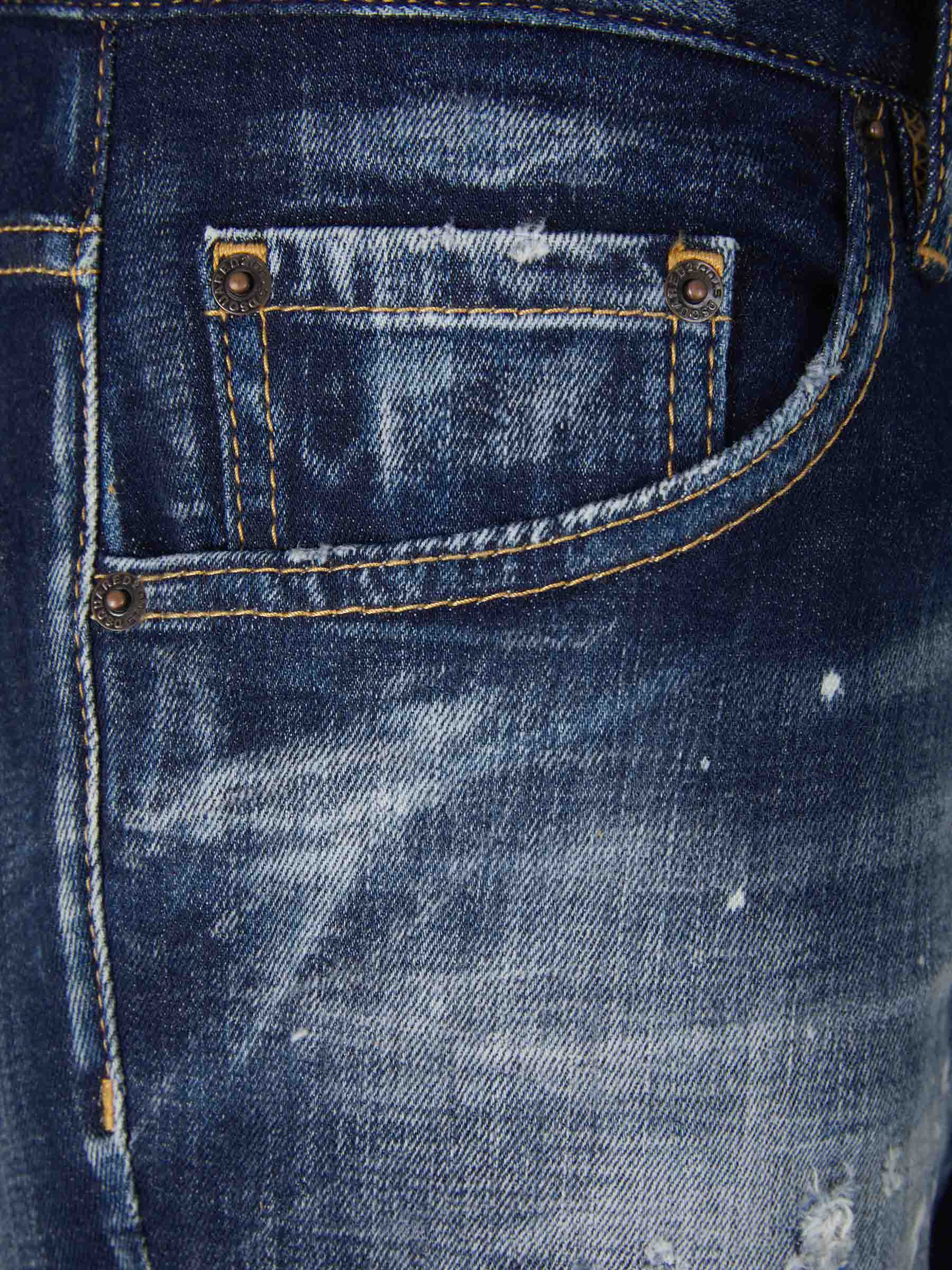 Dsquared2 Jeans Sailor Detalle Rotos color Azul Cobalto sku 522-002374 01 - Foto 3