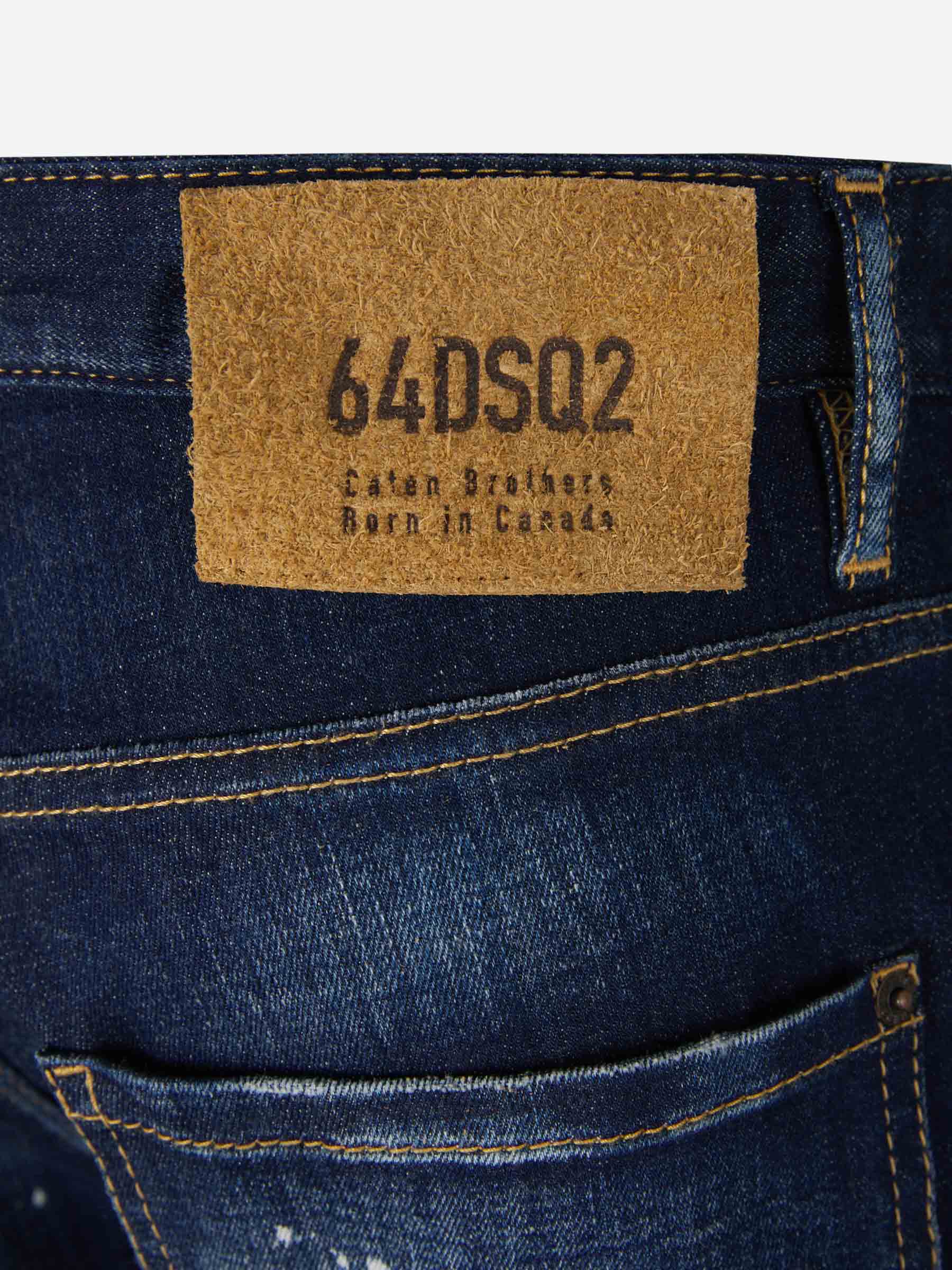 Dsquared2 Jeans Sailor Detalle Rotos color Azul Cobalto sku 522-002374 01 - Foto 5
