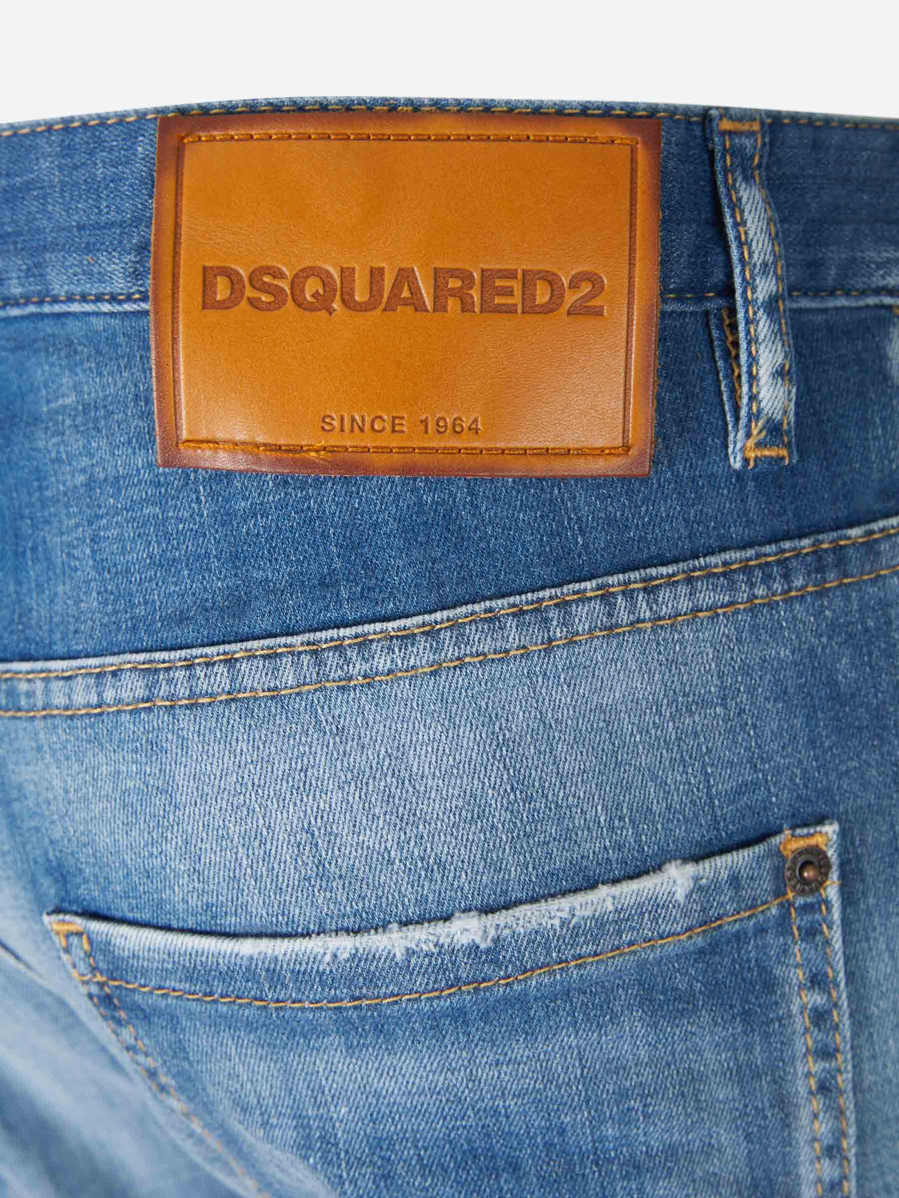 Dsquared2 Jeans Skater Slim color Azul Denim sku 522-002382 01 - Foto 5