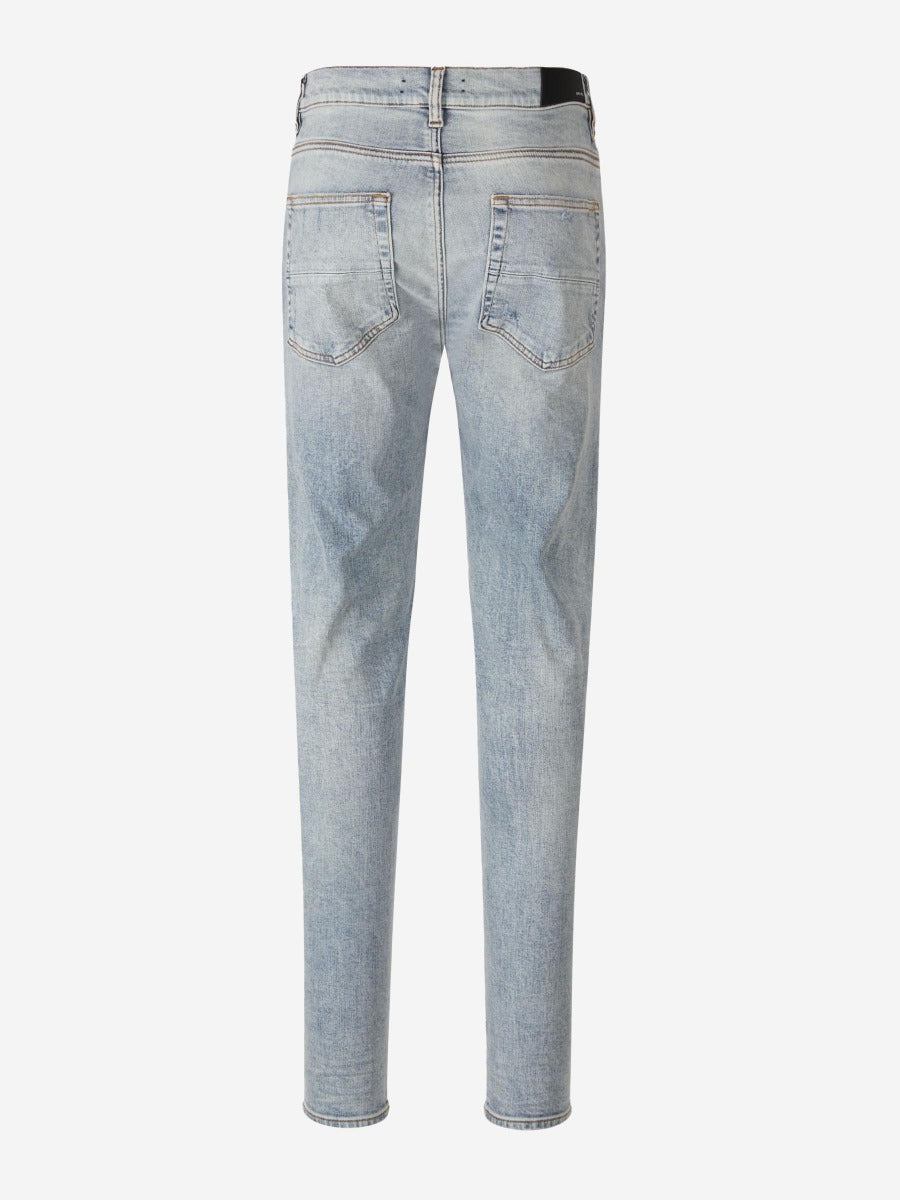 Amiri Jeans Distressed Contraste color Azul Denim sku 522-002385 01 - Foto 6