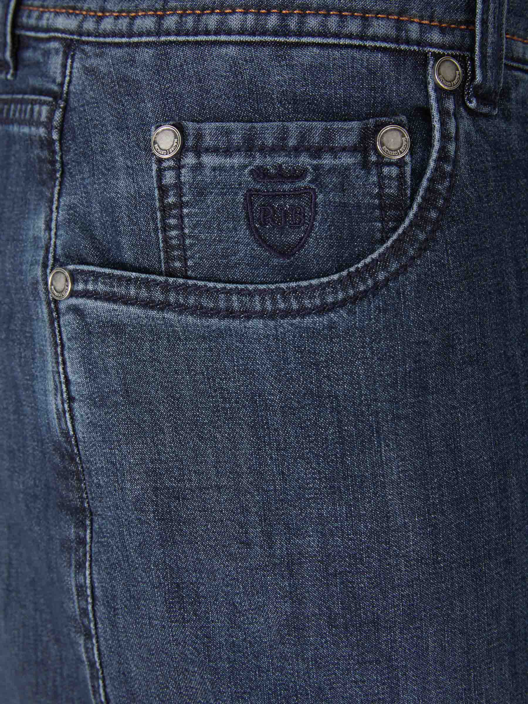 Richard J. Brown Jeans Milano color Azul Cobalto sku 522-002396 01 - Foto 3