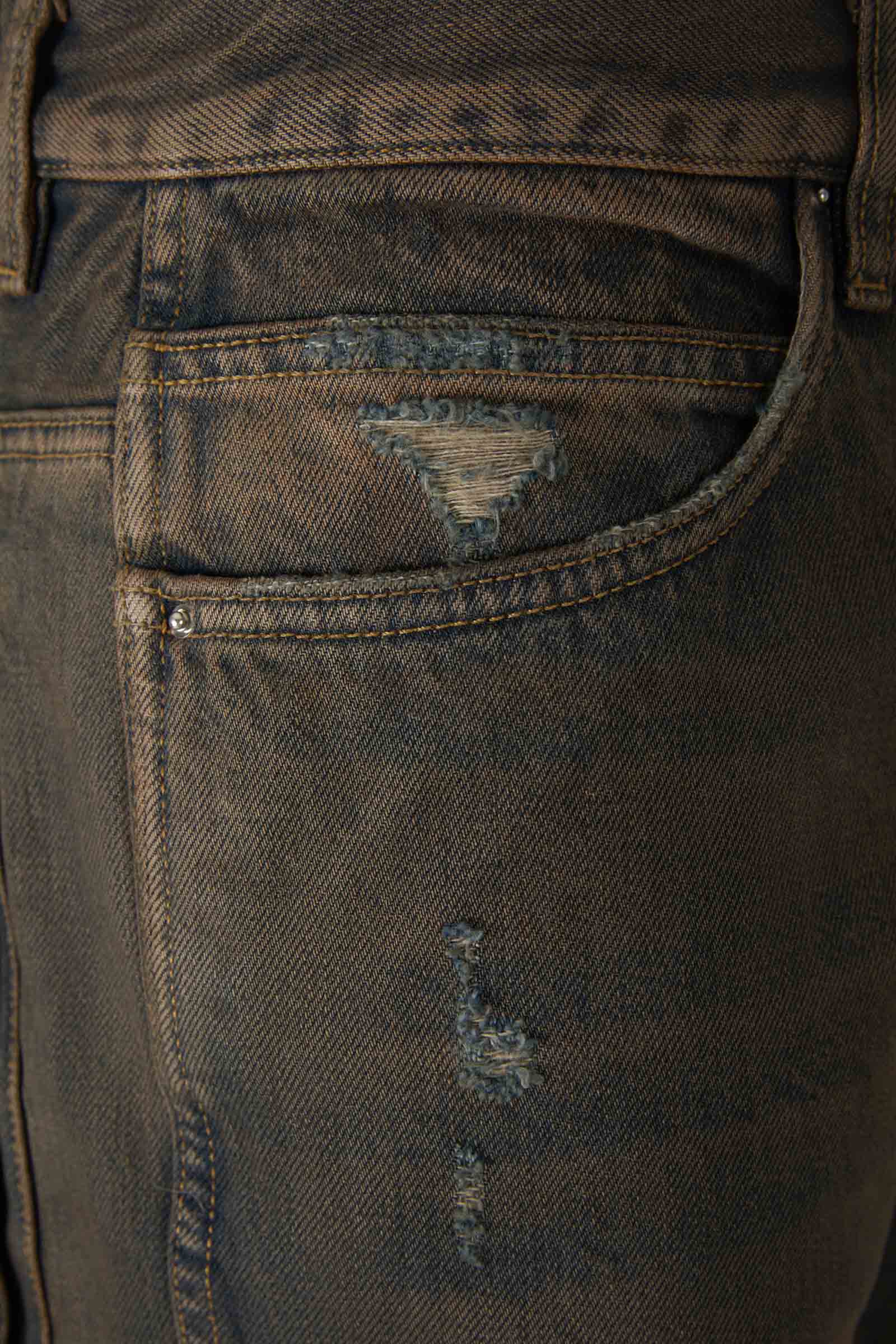 Amiri Jeans Cargo Rectos color Azul Cobalto sku 522-002400 01 - Foto 4