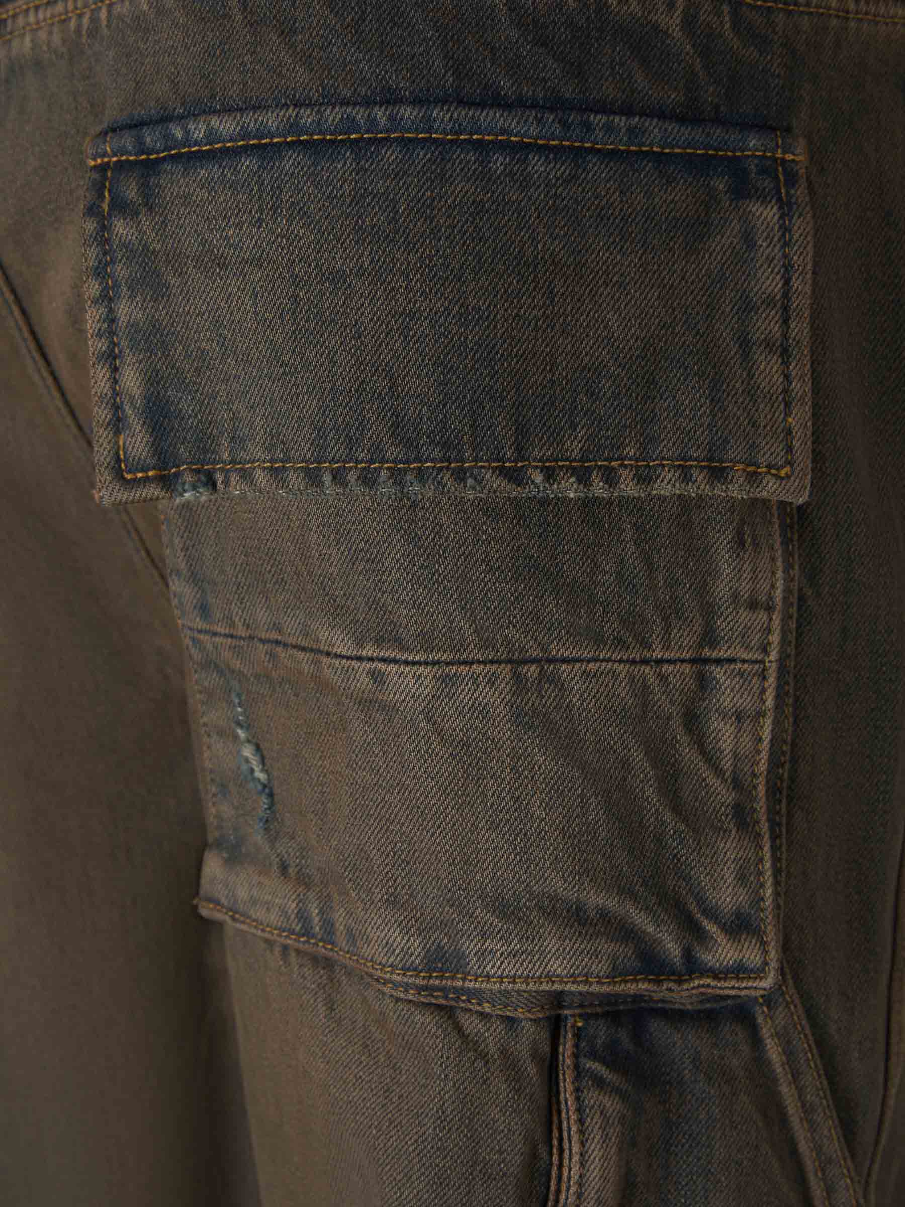 Amiri Jeans Cargo Rectos color Azul Cobalto sku 522-002400 01 - Foto 5