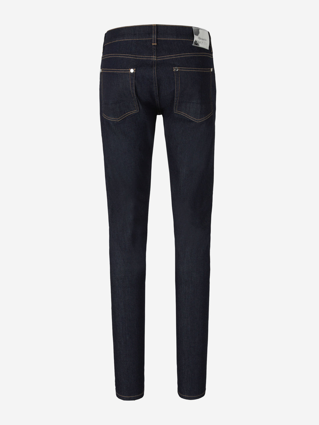 Alexander McQueen Jeans Regular Algodón color Azul Cobalto sku 522-002429 01 - Foto 2
