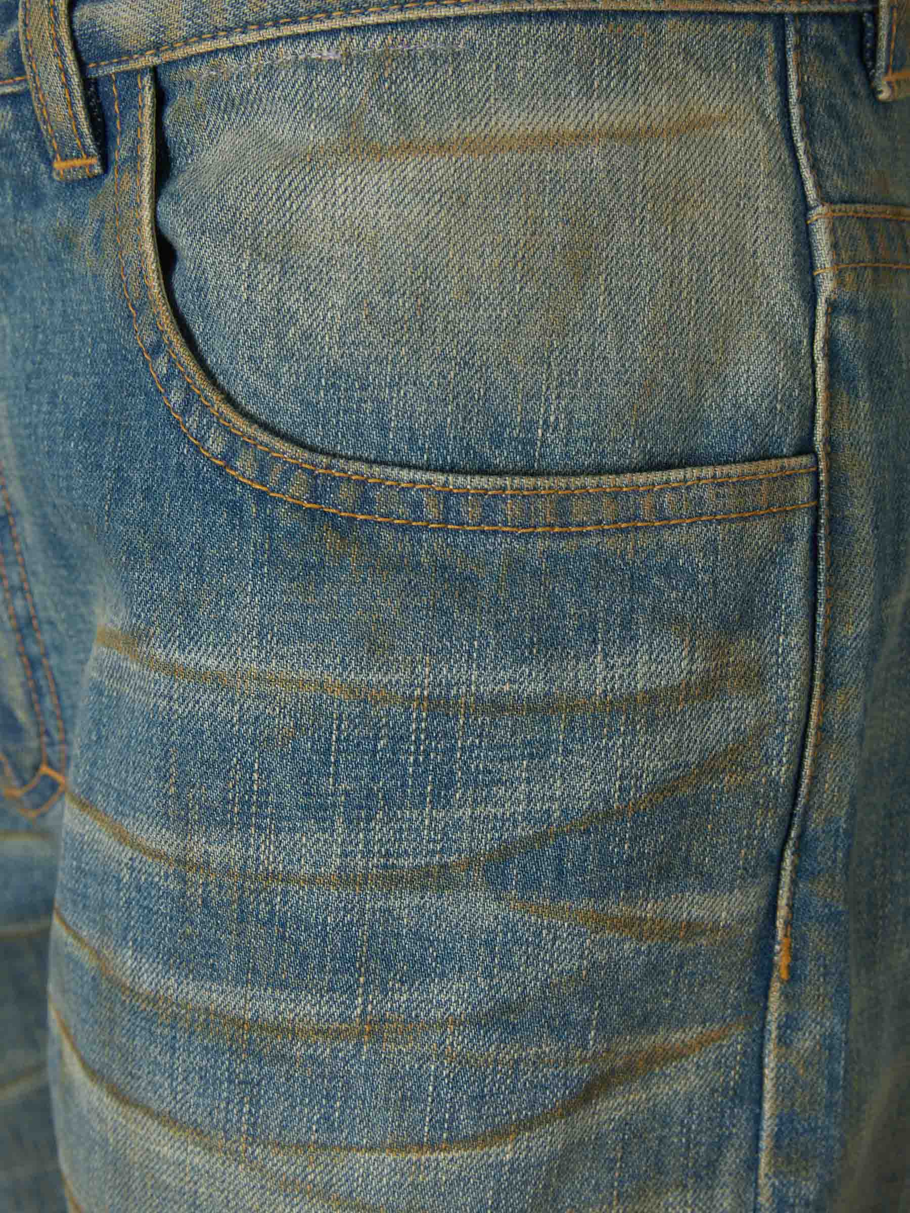 Outlet online Givenchy Hombre Jeans Straight Desgastado color Azul Denim sku 522-002447 01 - Foto 3