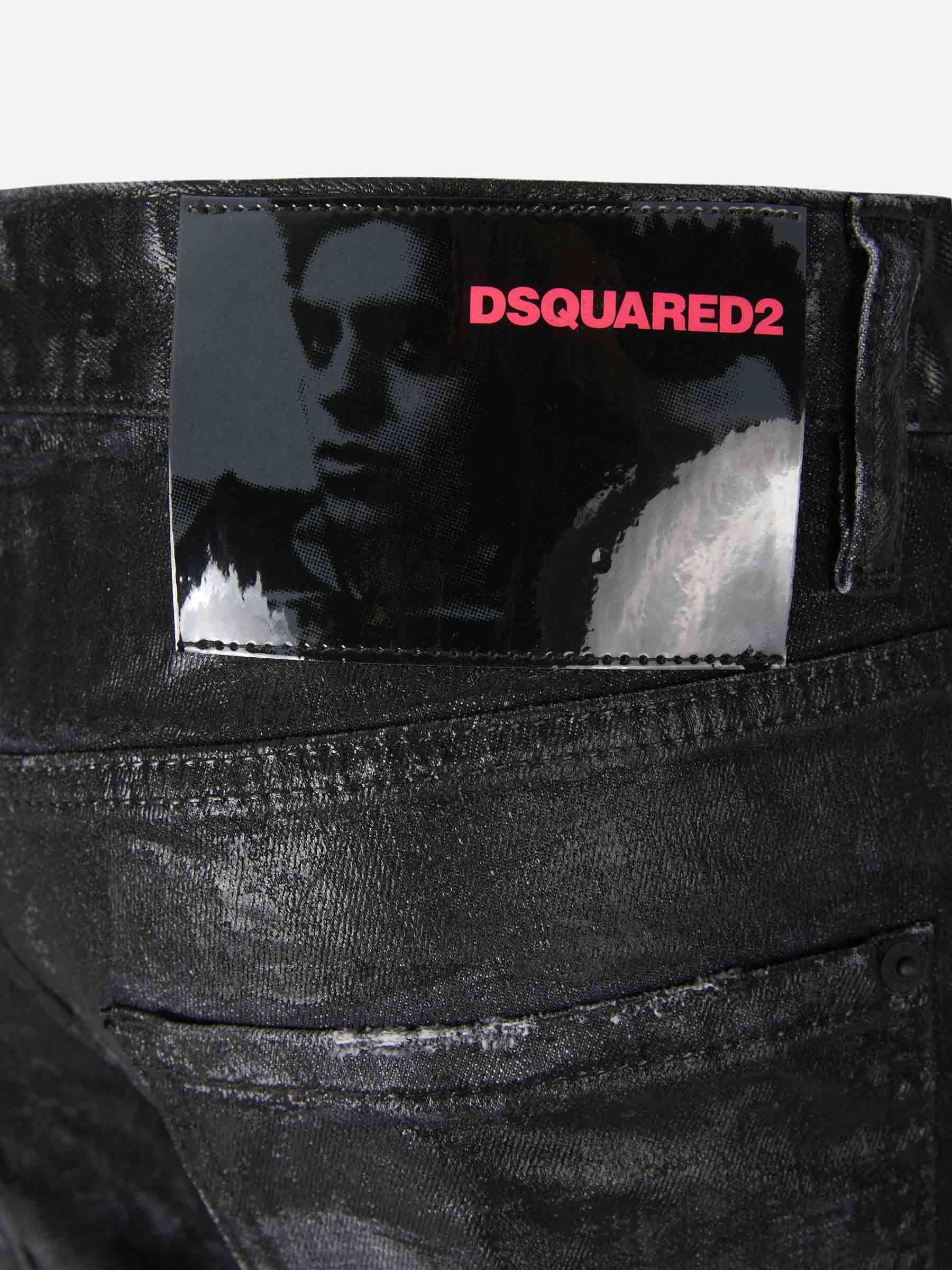 Dsquared2 Jeans Slim Skater color Negro sku 522-002500 01 - Foto 4