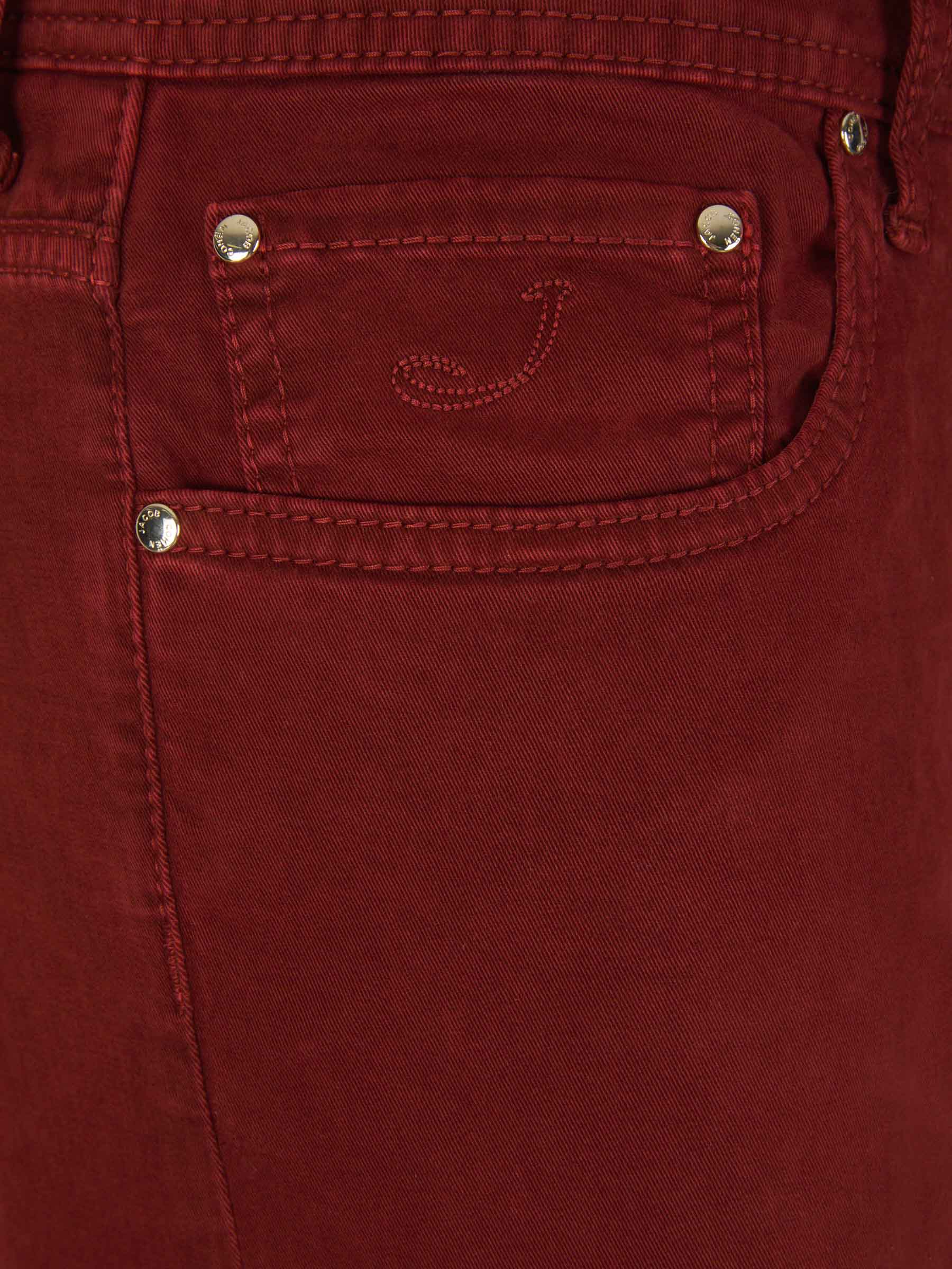 Outlet online Jacob Cohën Hombre Pantalones 5 Bolsillos color Terracota sku 522-002531 03 - Foto 3