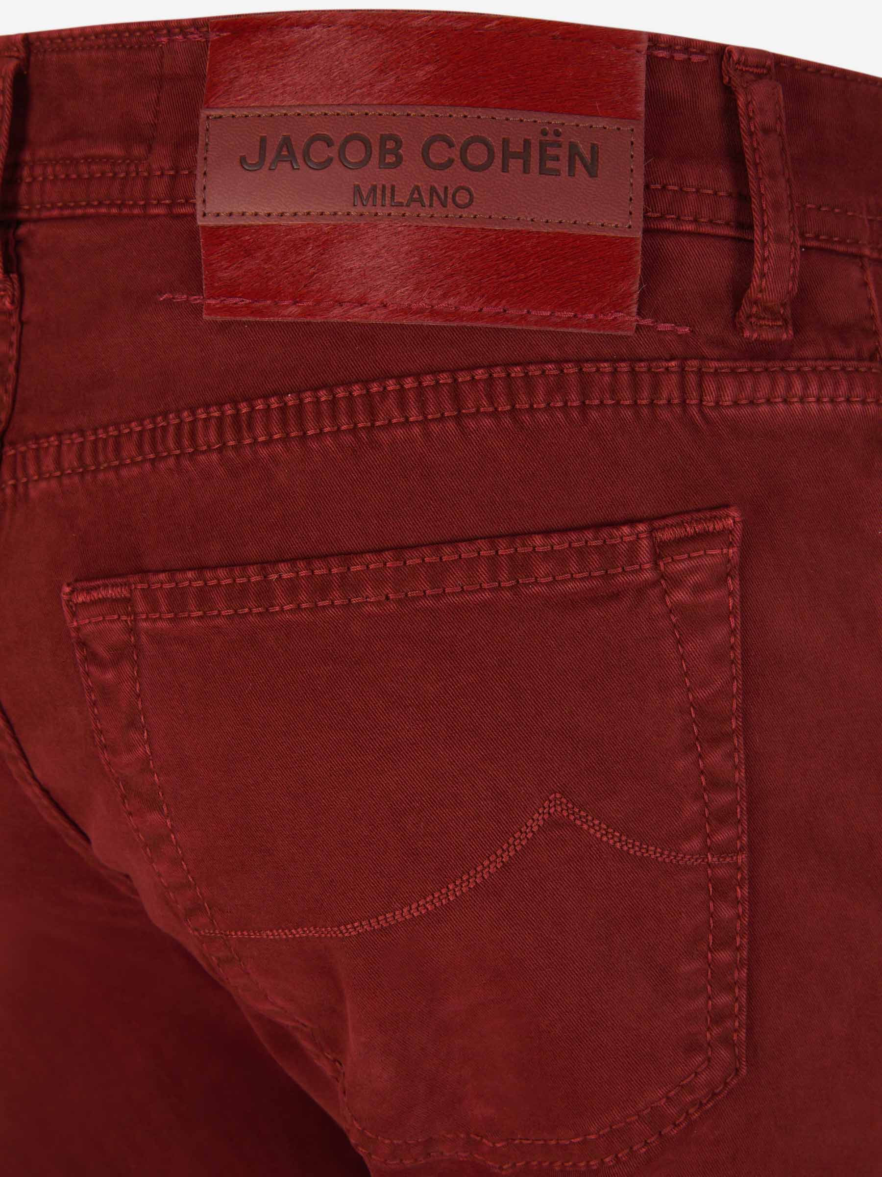 Outlet online Jacob Cohën Hombre Pantalones 5 Bolsillos color Terracota sku 522-002531 03 - Foto 4
