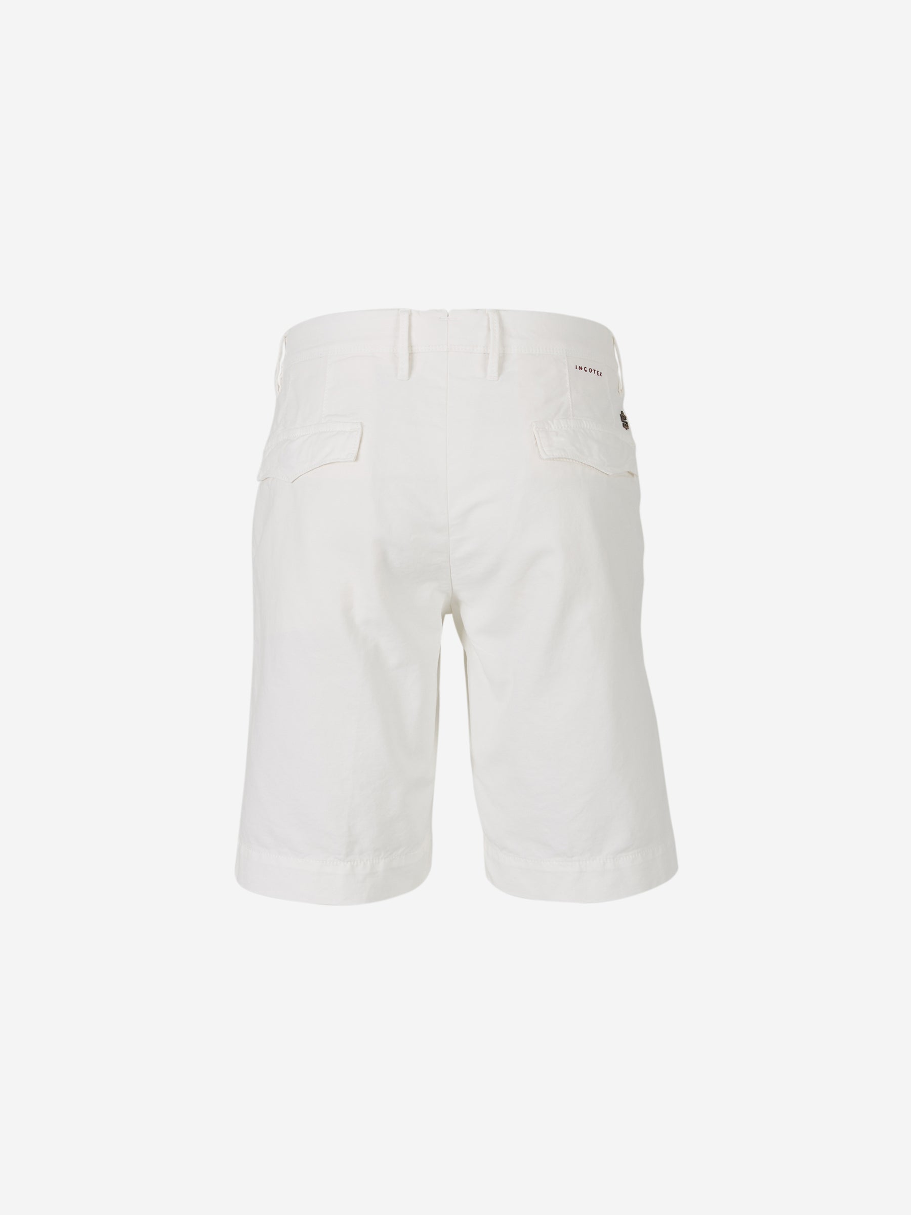 Incotex Slacks Bermudas Chino color Verde Militar sku 523-000590 10 - Foto 6