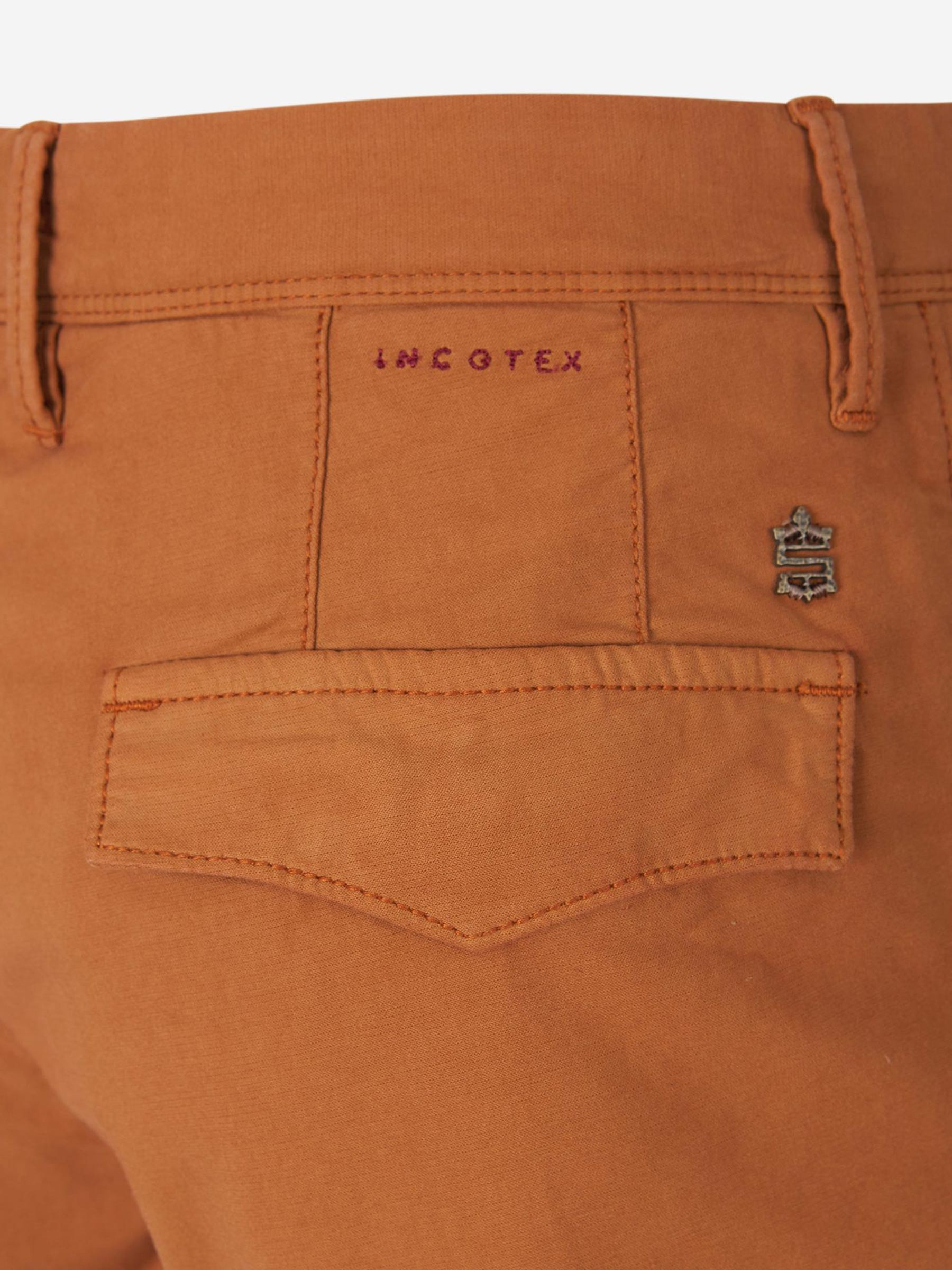 Incotex Slacks Bermudas Chino color Verde Militar sku 523-000590 10 - Foto 18