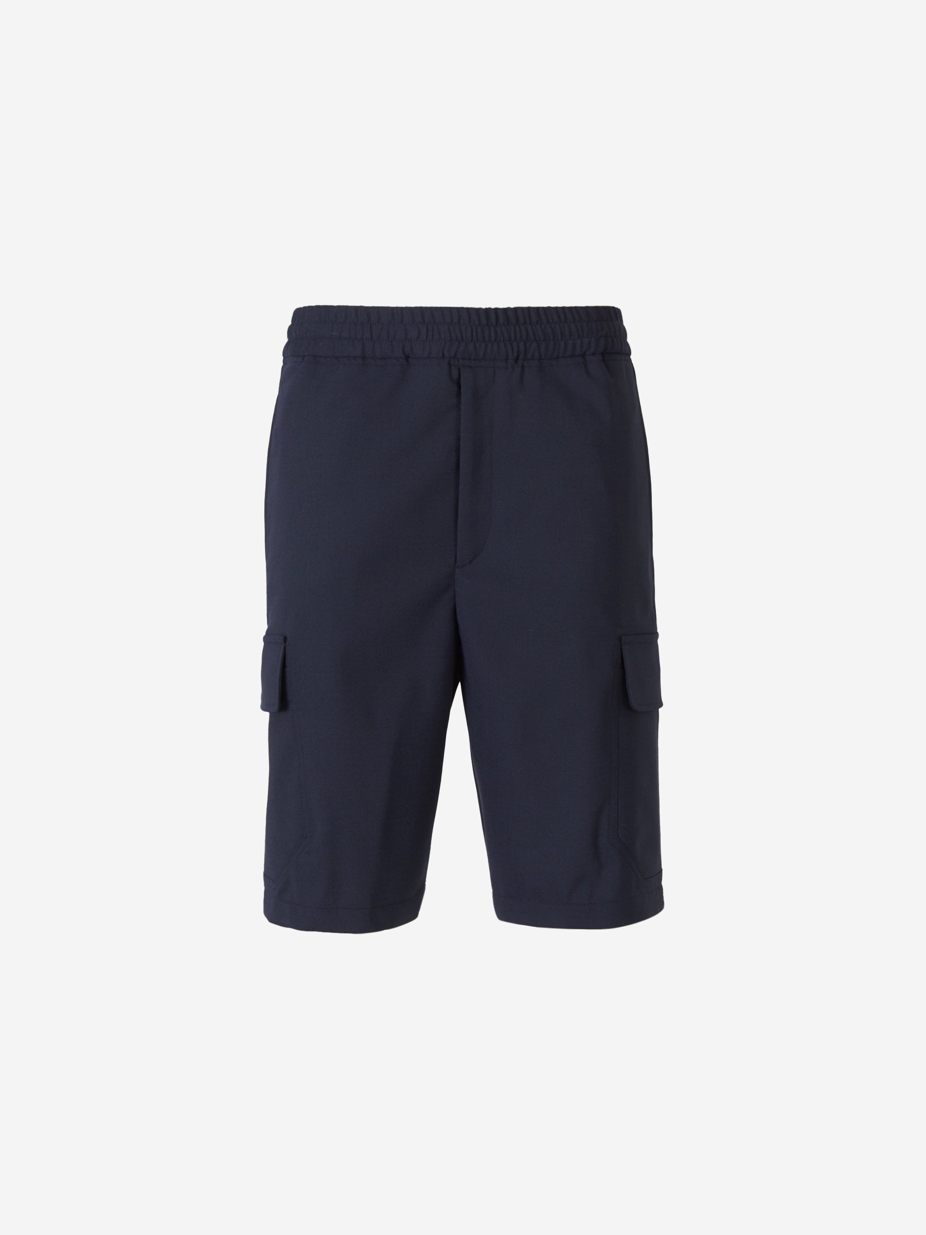 Neil Barrett Bermudas Cargo color Azul Marino sku 523-000569 01 - Foto 1