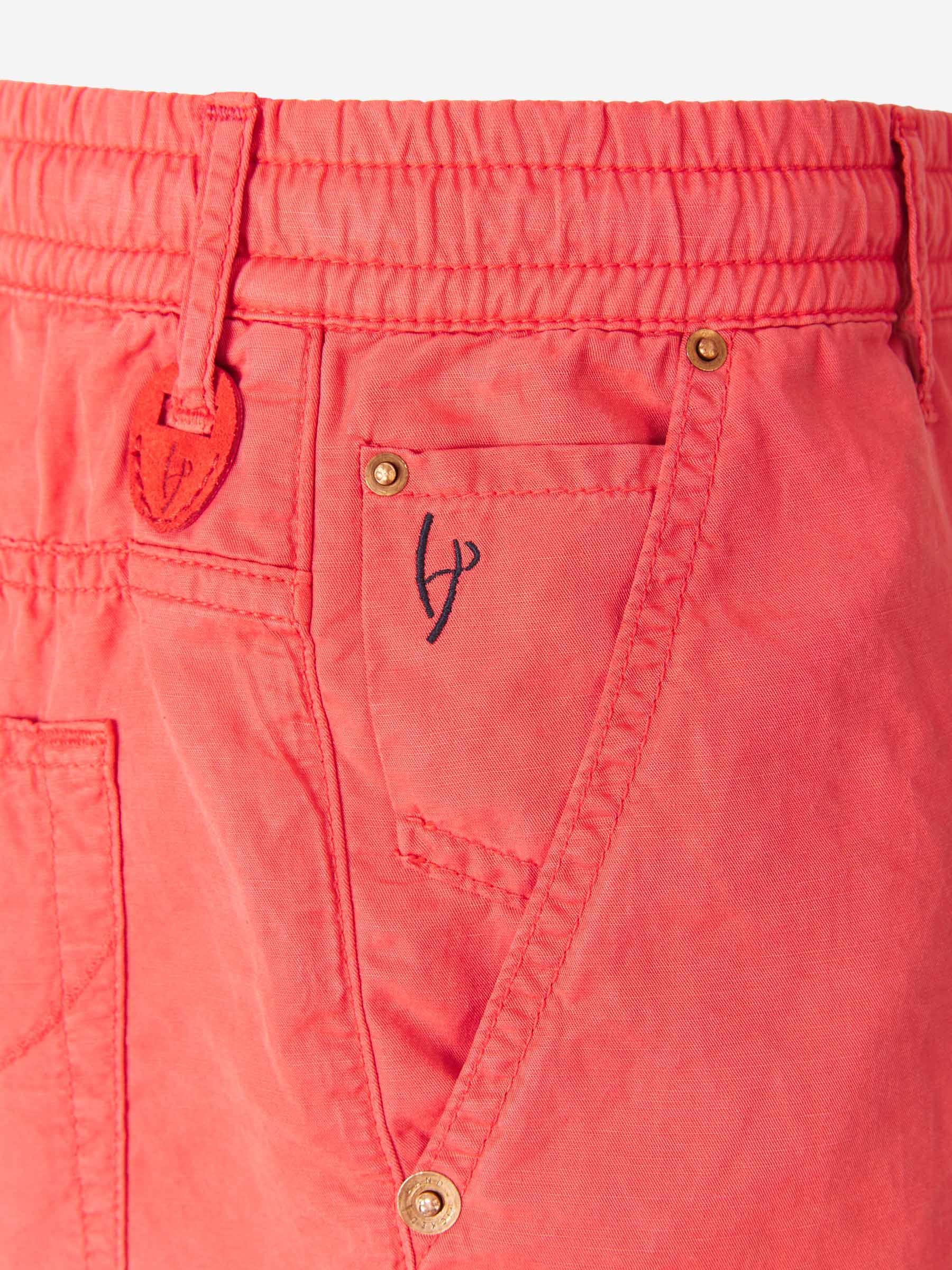 Hand Picked Bermudas Riccione color Rojo sku 523-000596 03 - Foto 6