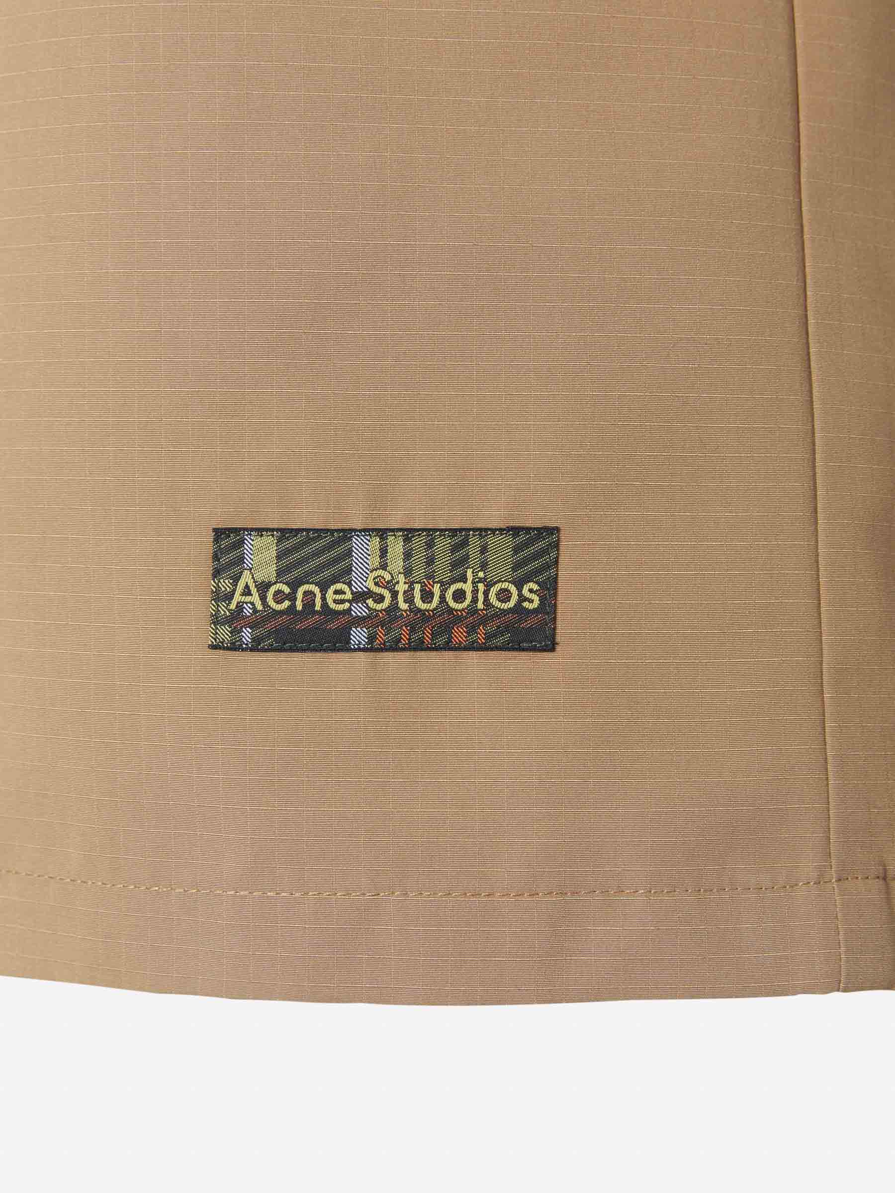 Acne Studios Bermudas Logo Frontal color Arena sku 523-000625 01 - Foto 4