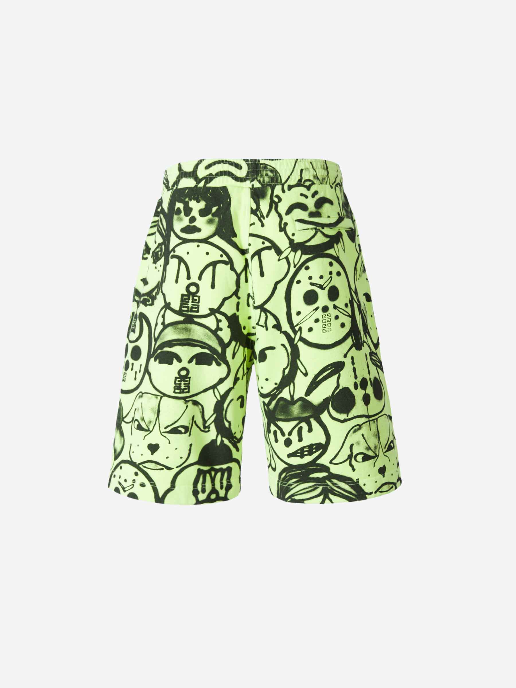 Givenchy Bermudas Gráfico Fluor color Verde Lima sku 523-000644 01 - Foto 2