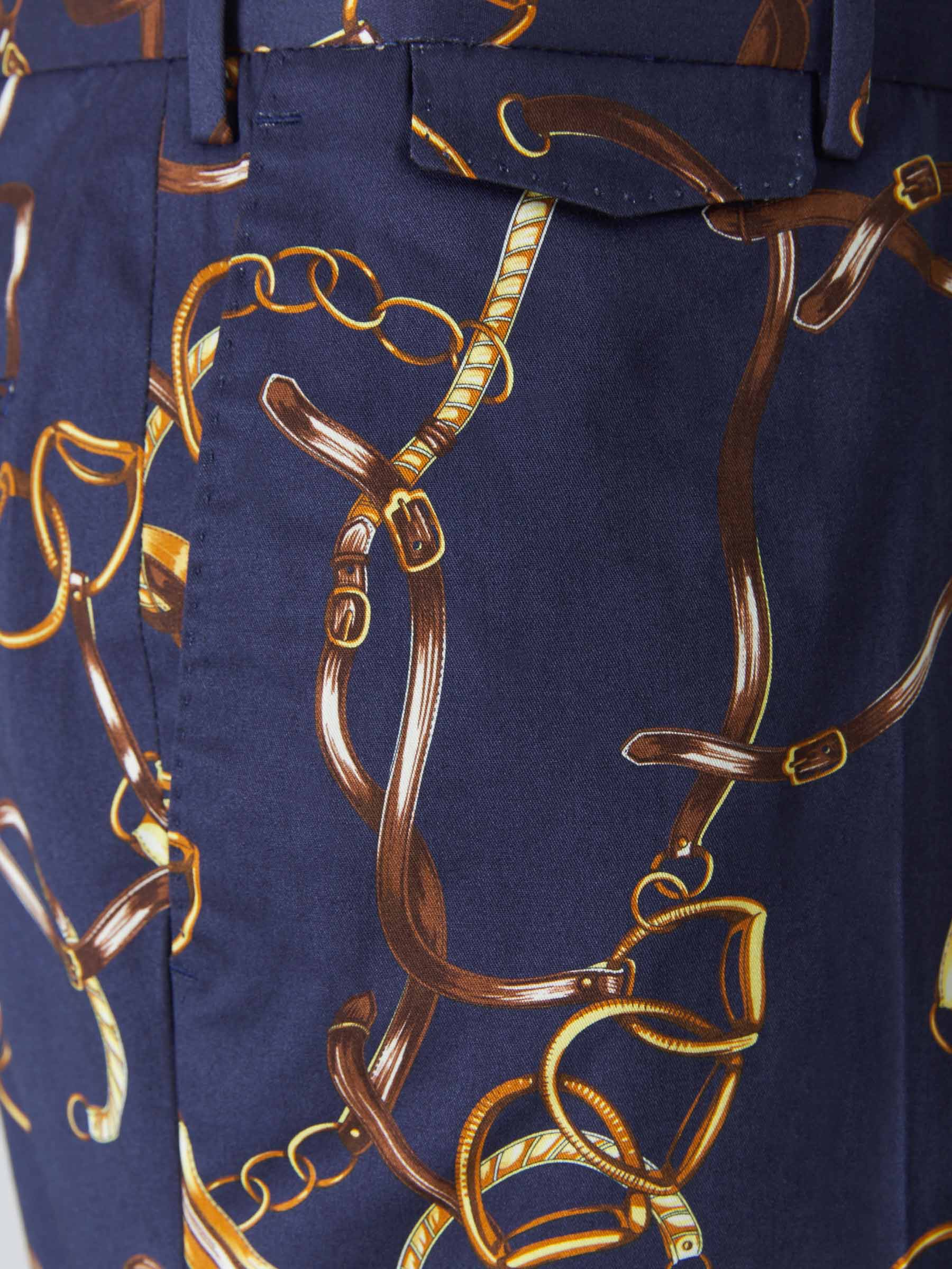 PT01 Bermudas Estampadas Algodón color Azul Marino sku 523-000653 01 - Foto 3