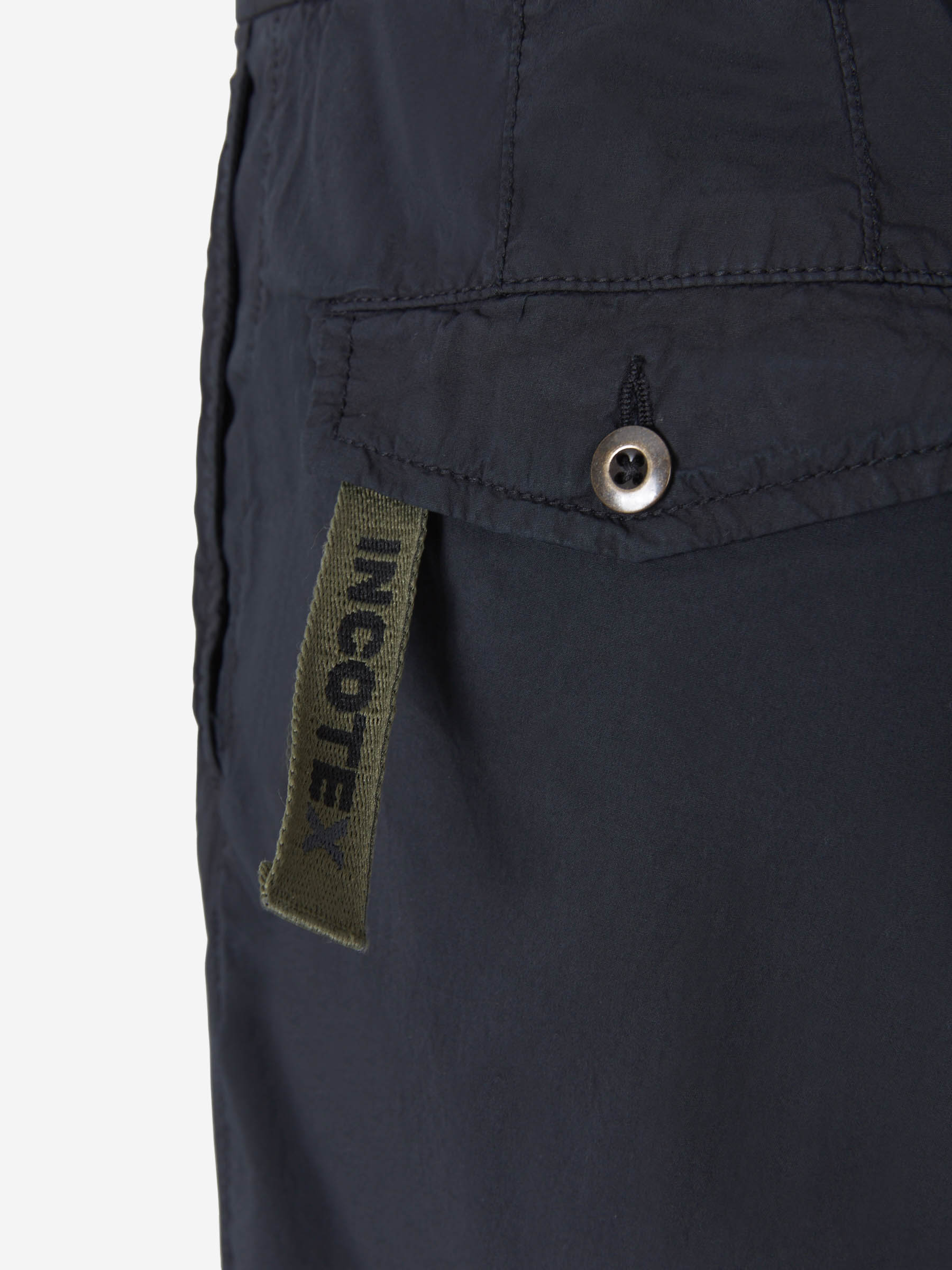 Incotex Slacks Bermudas Slim Logo color Verde Militar sku 523-000662 03 - Foto 4