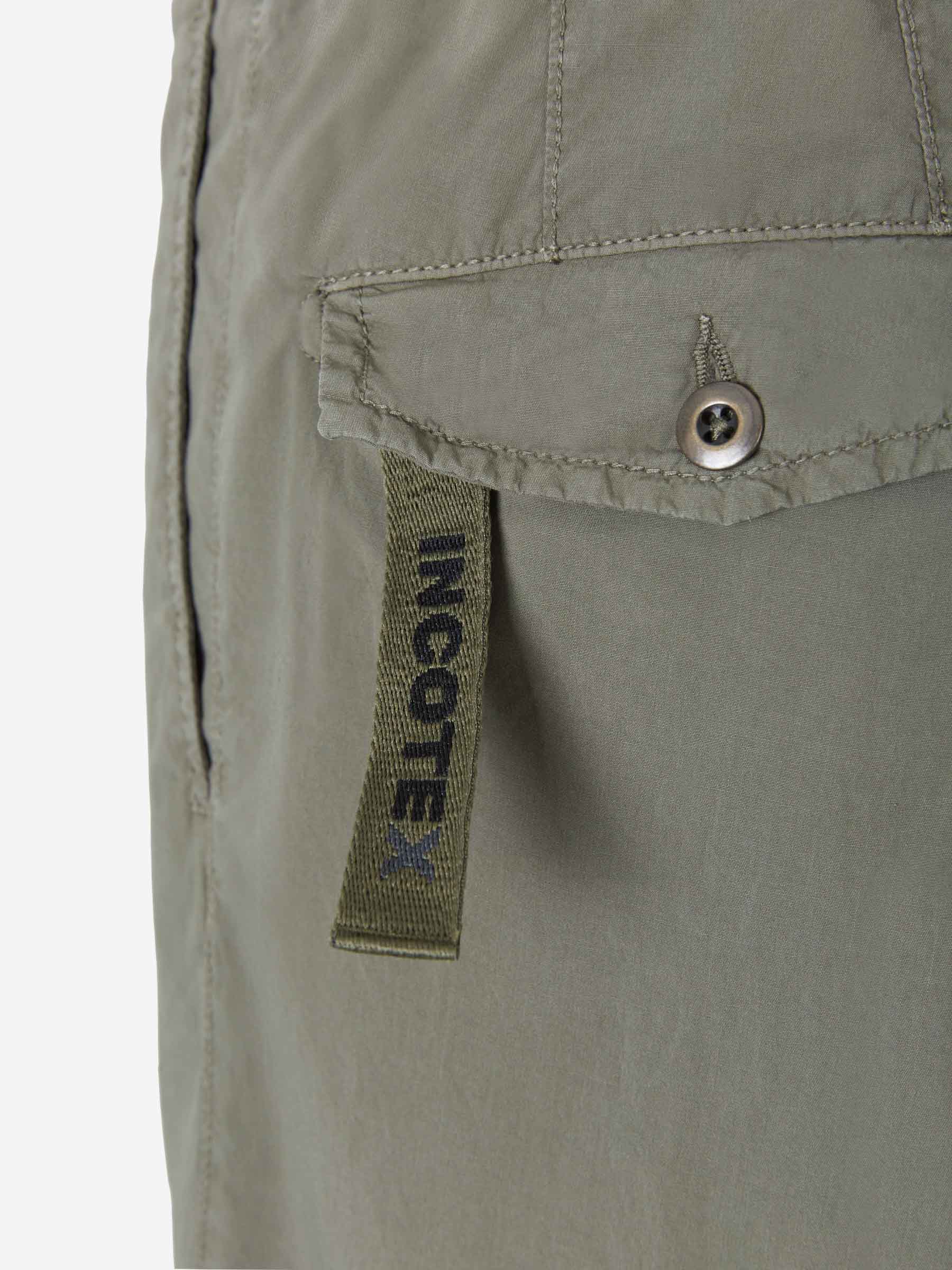 Incotex Slacks Bermudas Slim Logo color Verde Militar sku 523-000662 03 - Foto 8