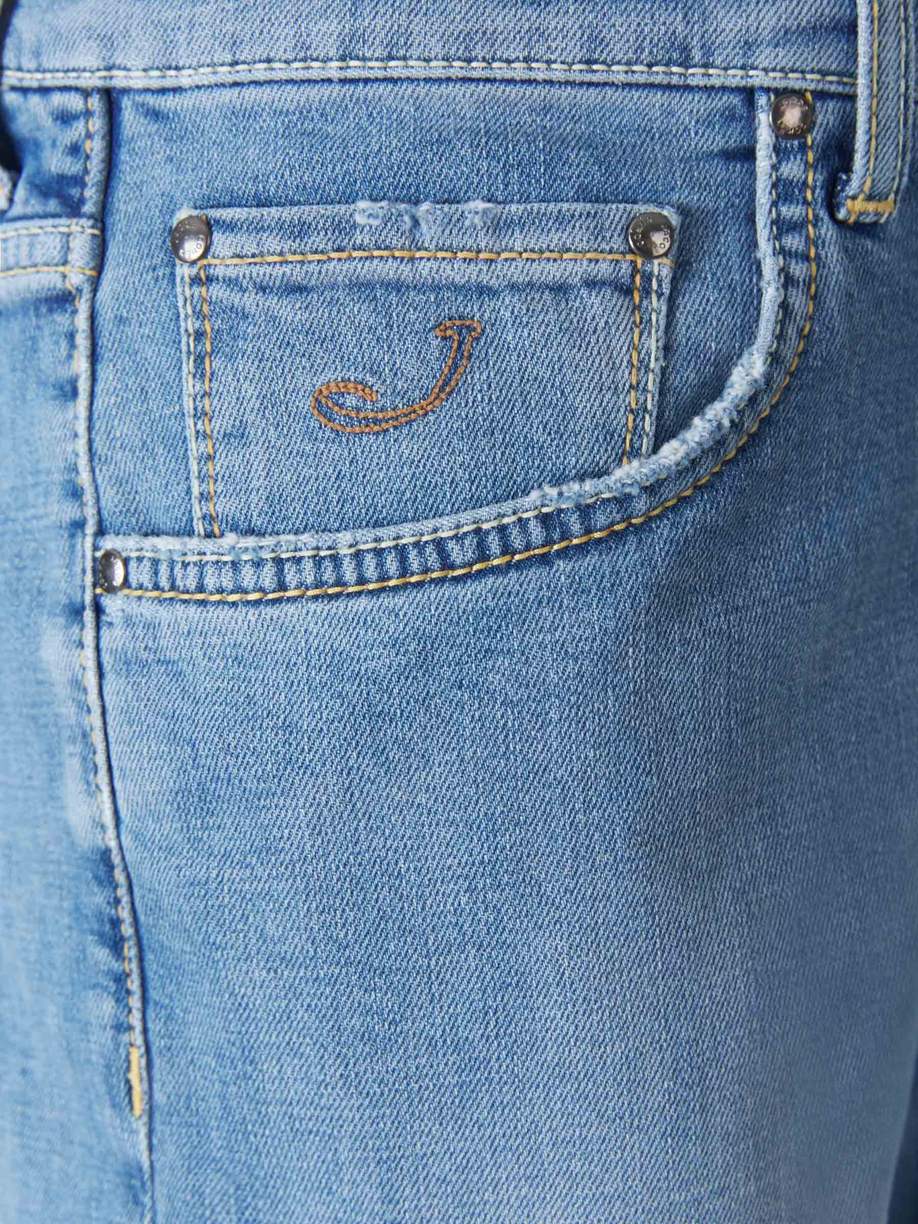 Jacob Cohën Bermudas Logo Algodón color Azul Denim sku 523-000669 01 - Foto 3