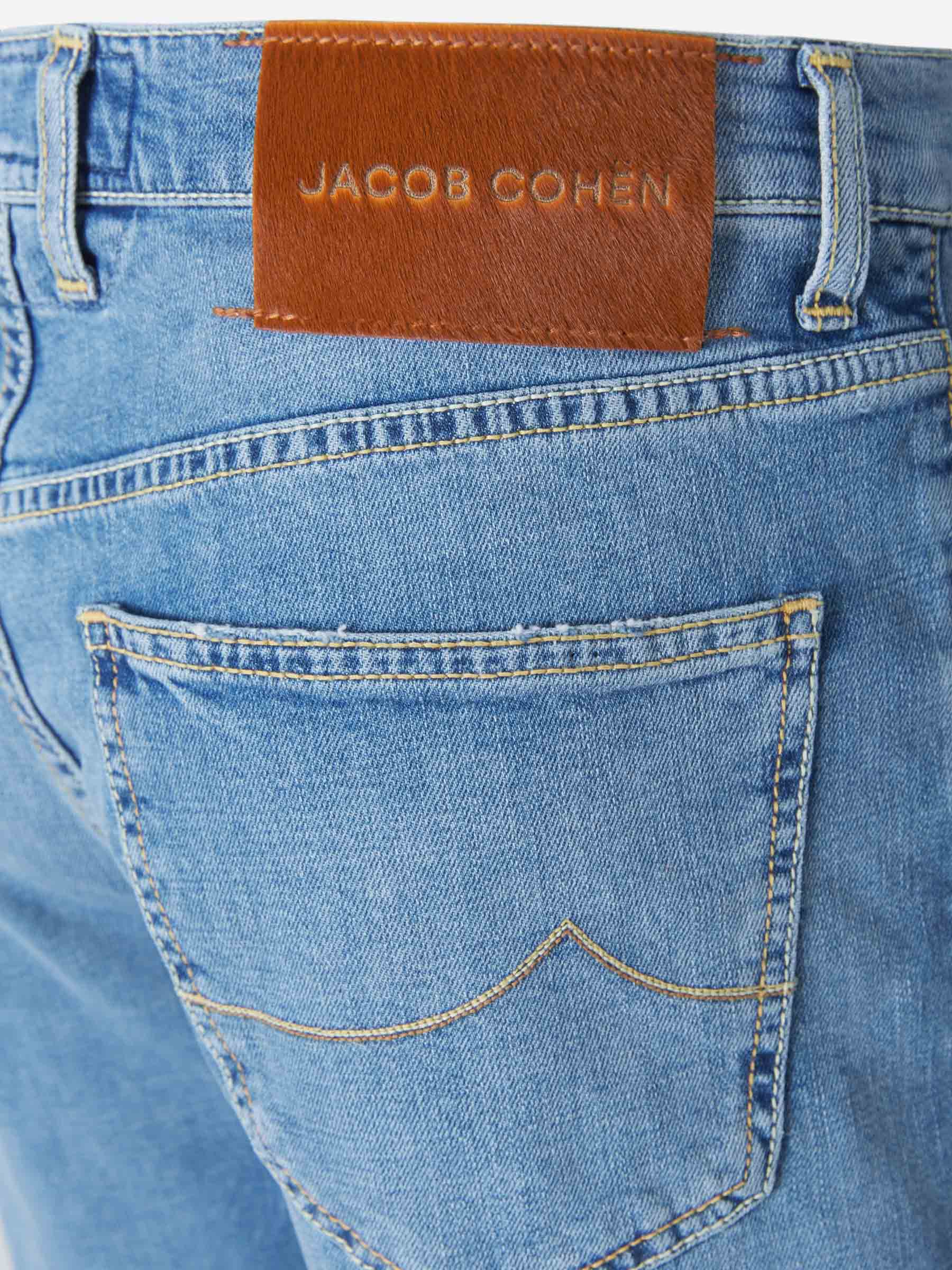 Jacob Cohën Bermudas Logo Algodón color Azul Denim sku 523-000669 01 - Foto 4
