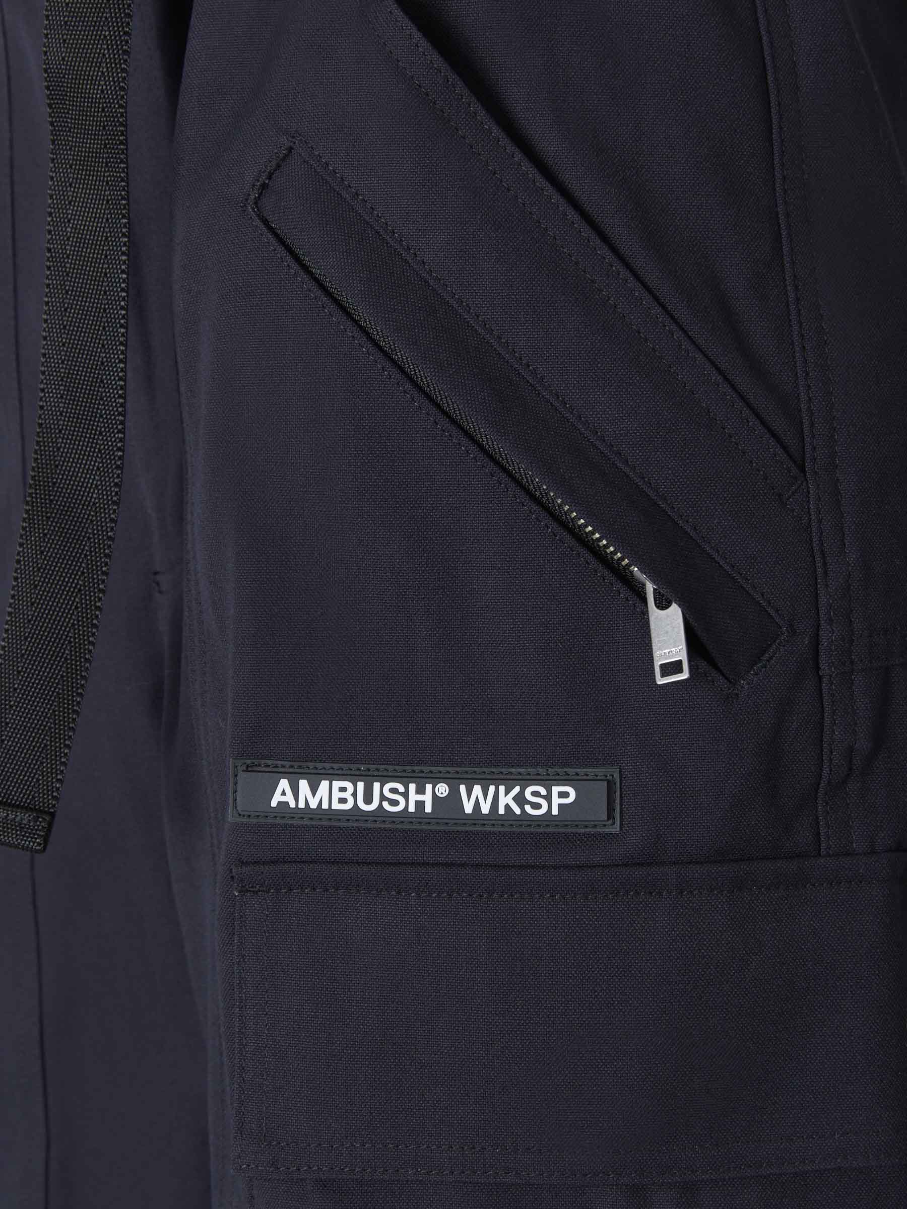 Ambush Bermudas Cargo Algodón color Negro sku 523-000680 01 - Foto 4