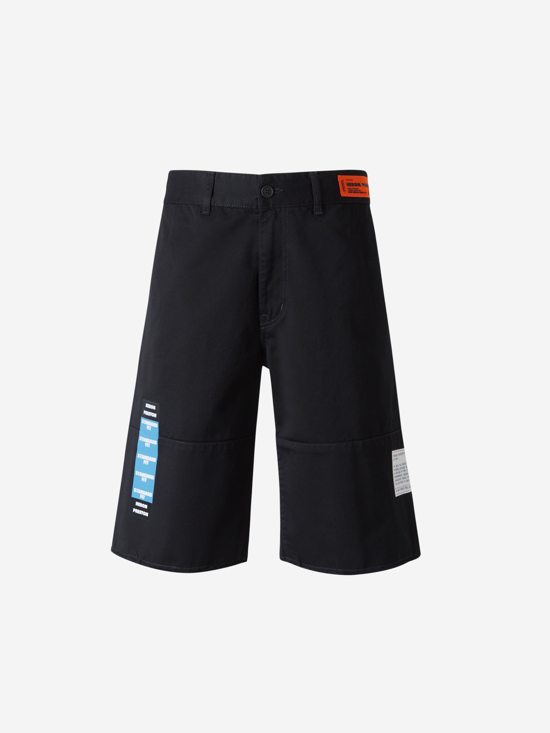 Heron Preston Bermudas Algodón color Negro sku 523-000682 01 - Foto 1