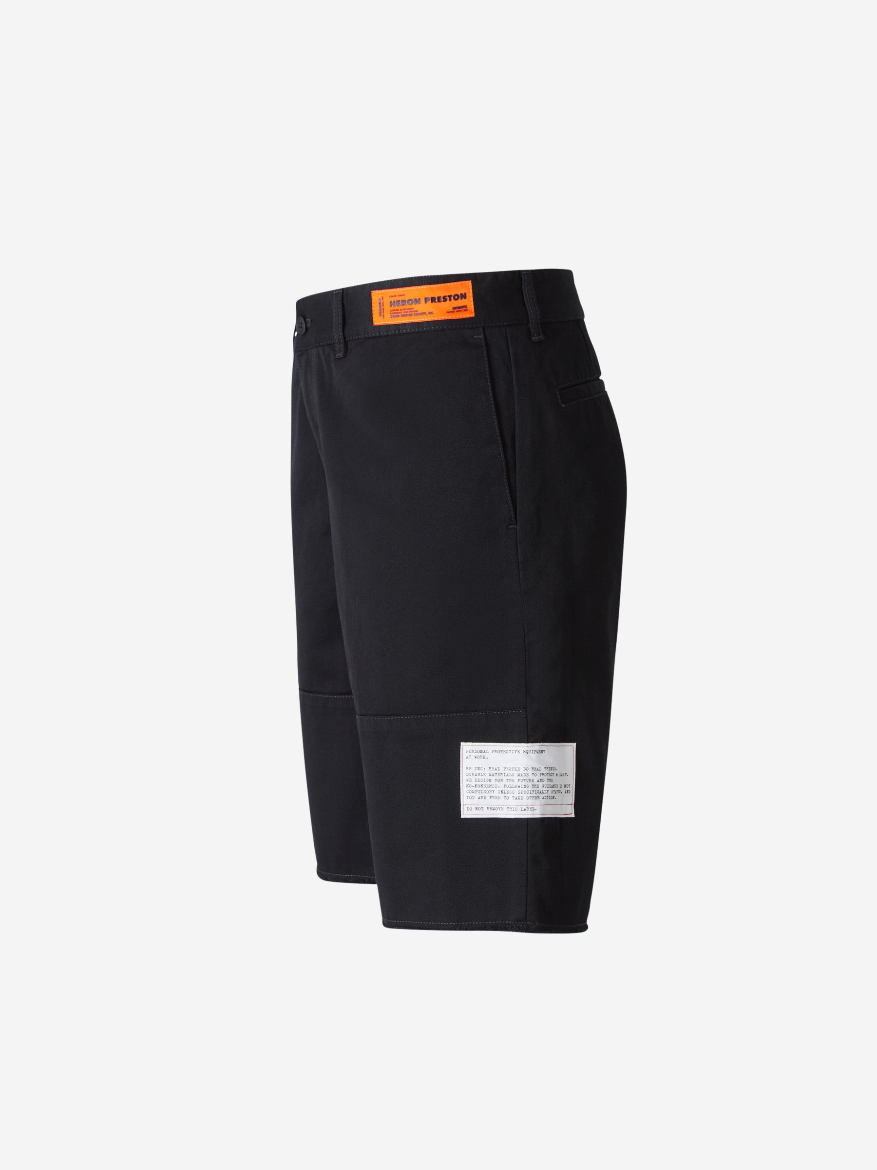 Heron Preston Bermudas Algodón color Negro sku 523-000682 01 - Foto 2