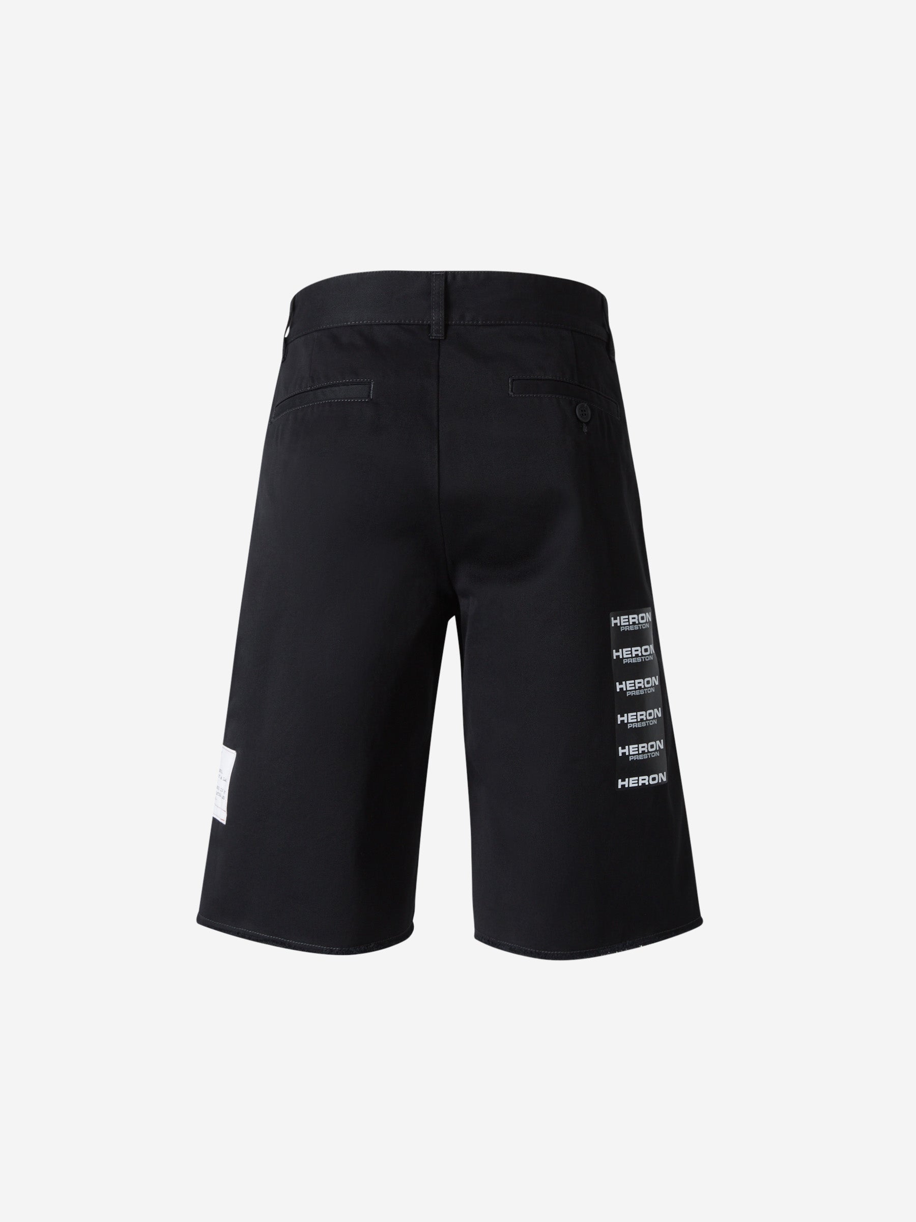Heron Preston Bermudas Algodón color Negro sku 523-000682 01 - Foto 3
