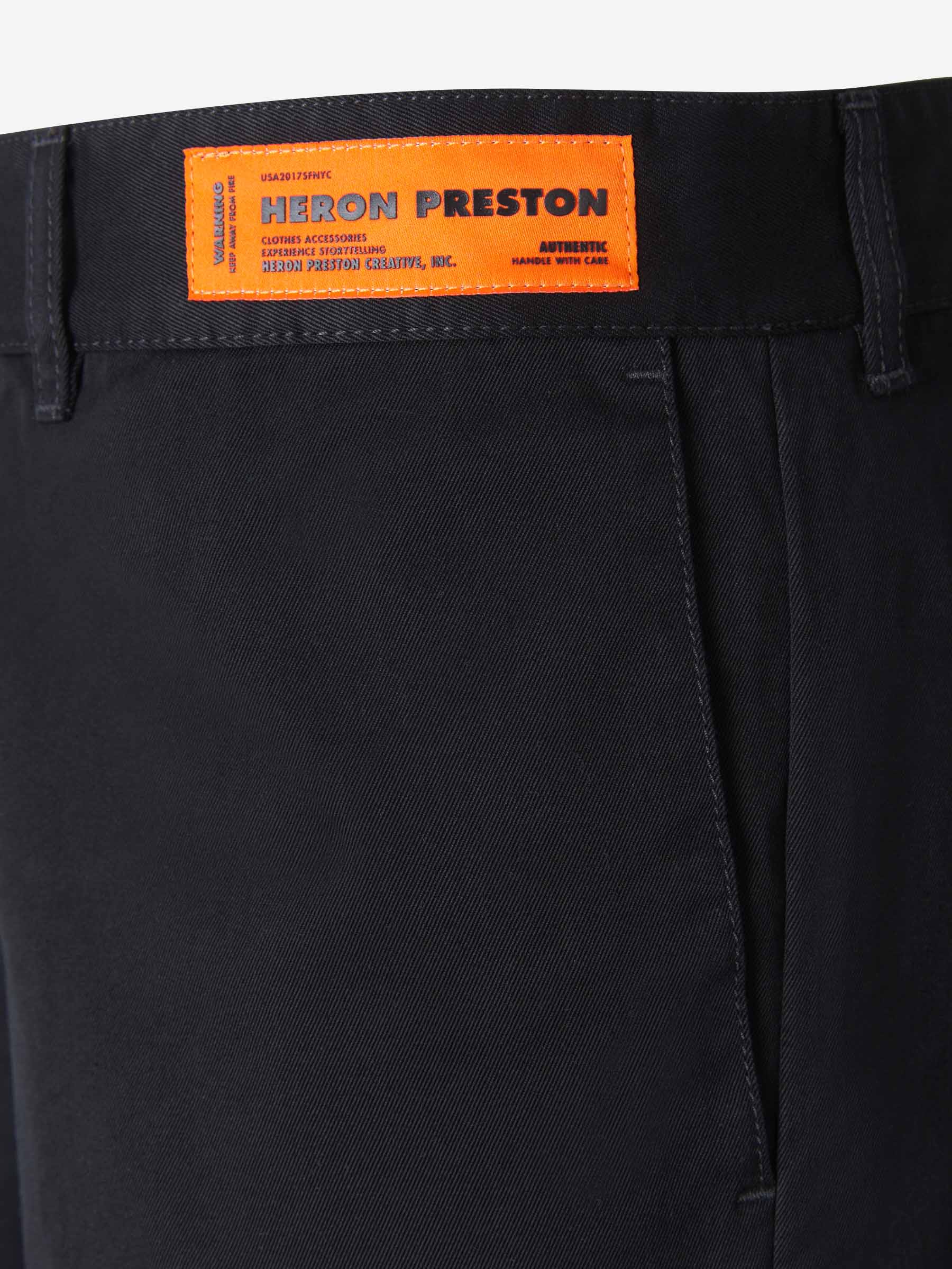 Heron Preston Bermudas Algodón color Negro sku 523-000682 01 - Foto 4