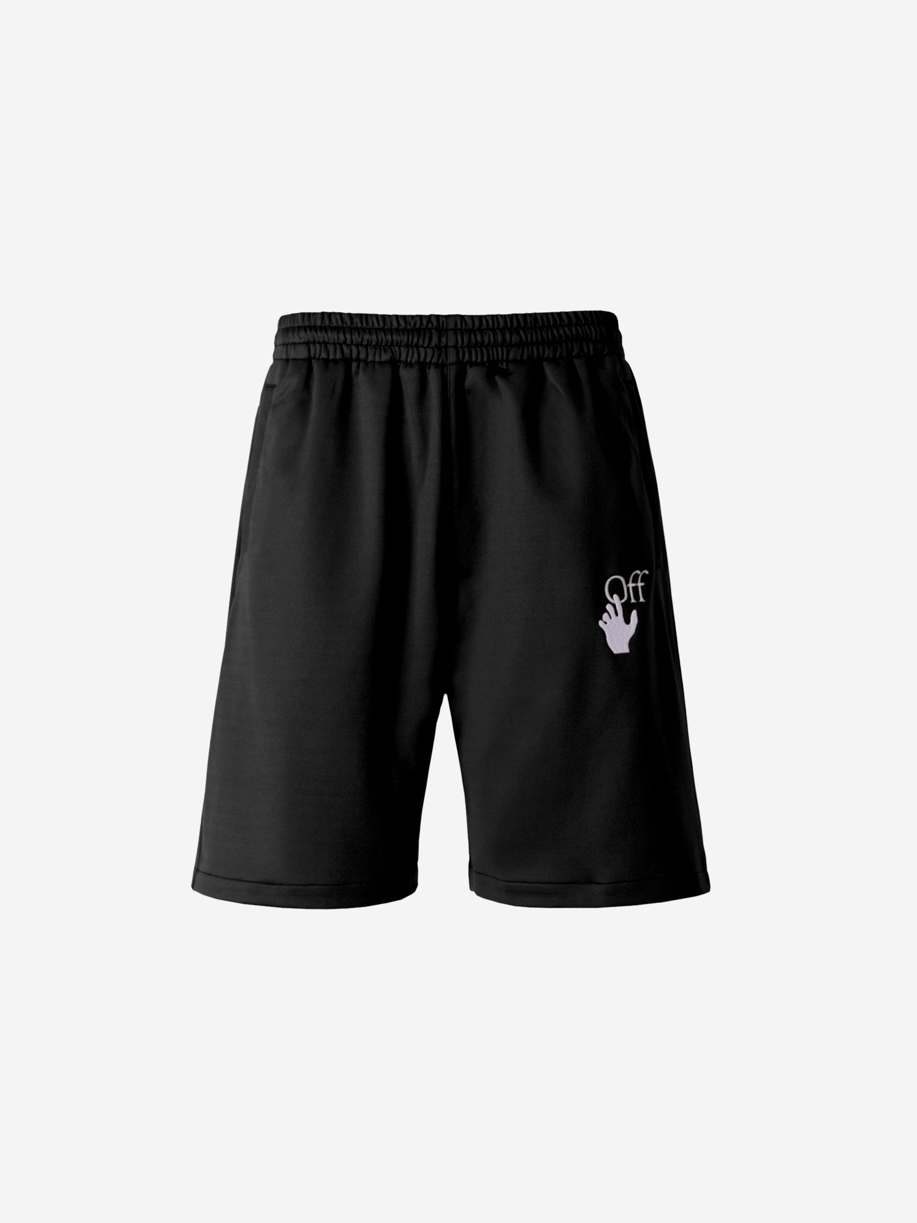 Off-White Bermudas Chándal Mano Off color Negro sku 523-000685 01 - Foto 1