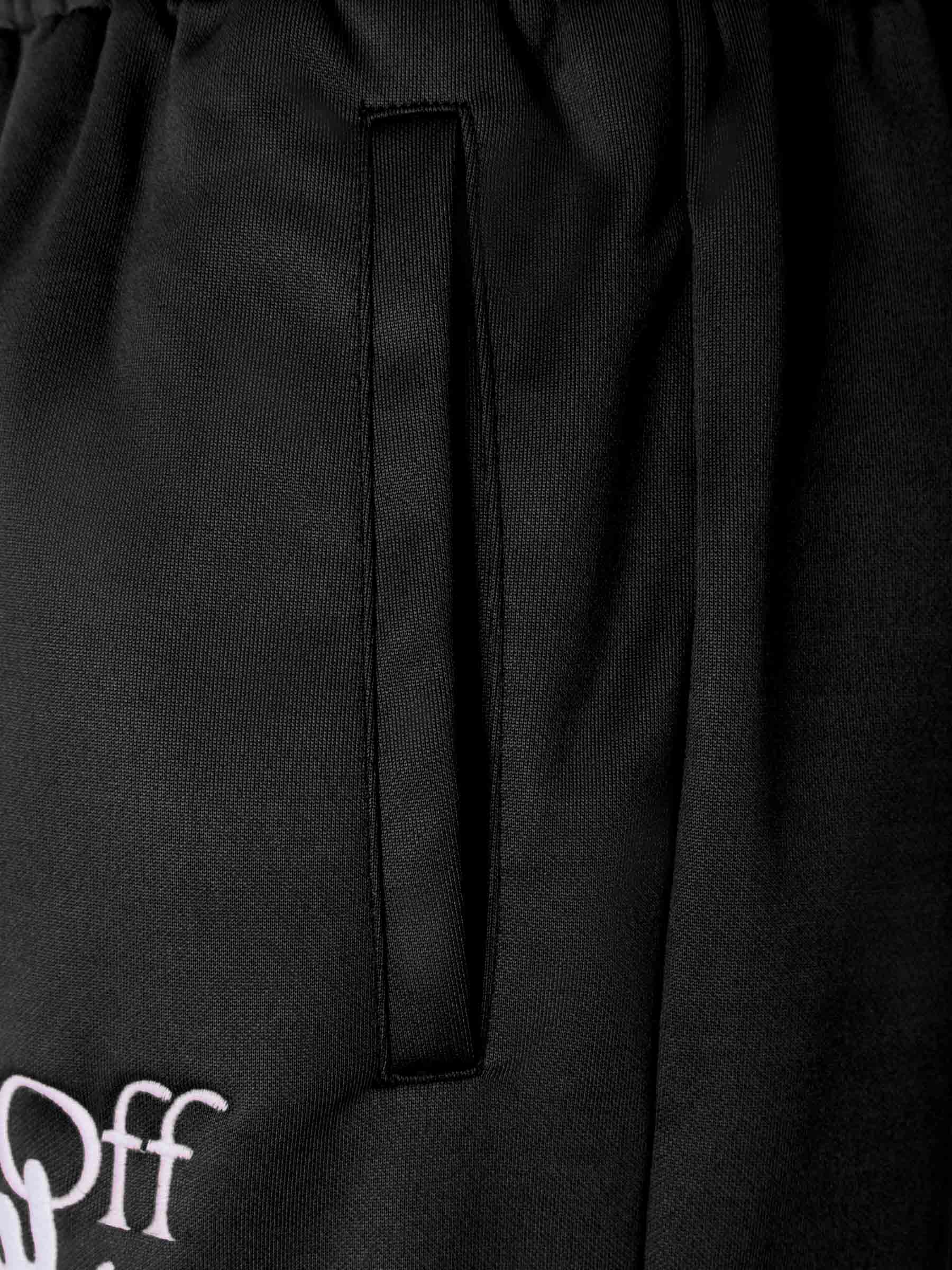 Off-White Bermudas Chándal Mano Off color Negro sku 523-000685 01 - Foto 3