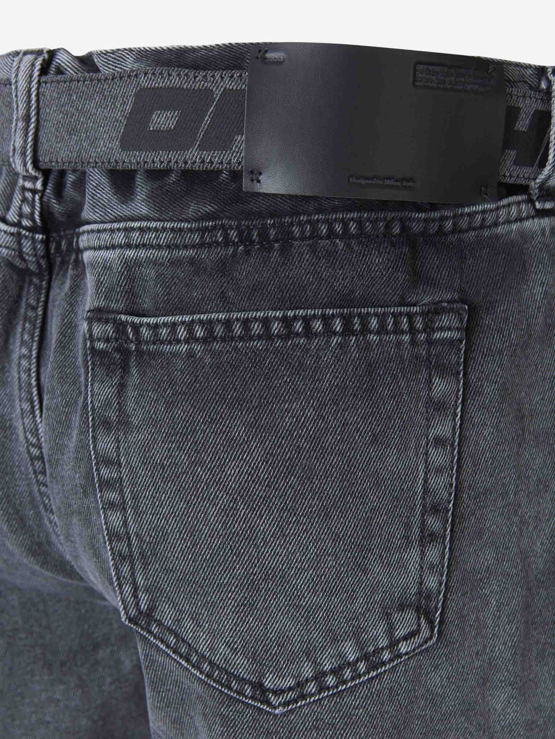 Off-White Bermudas Denim Cinturón color Gris Carbón sku 523-000688 01 - Foto 4