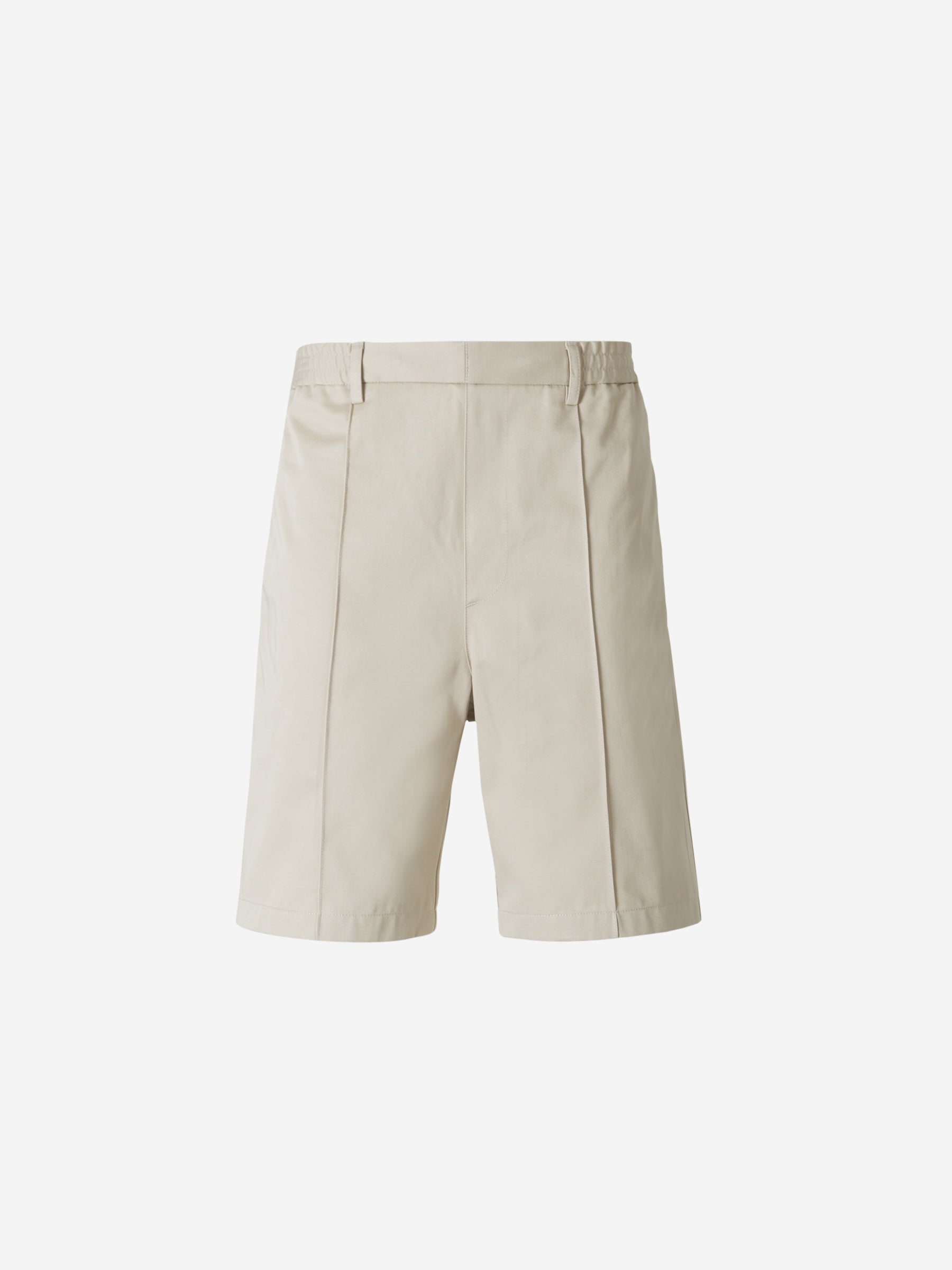 Ami Paris Bermudas Cintura Elástica color Beis sku 523-000711 01 - Foto 1