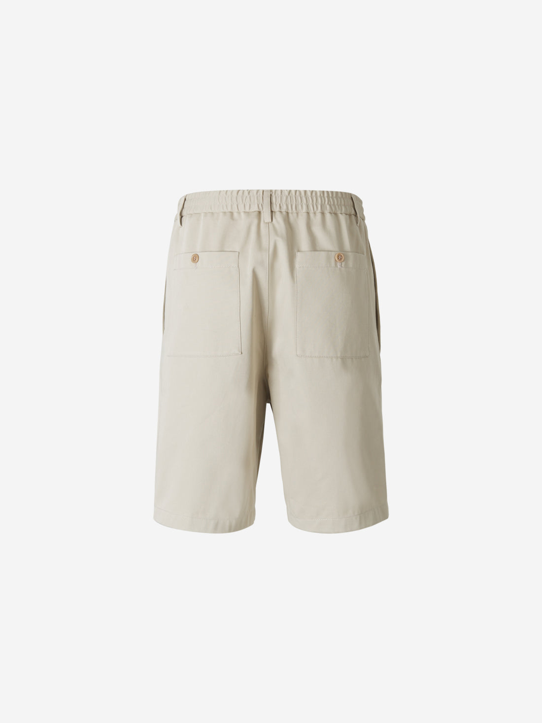 Ami Paris Bermudas Cintura Elástica color Beis sku 523-000711 01 - Foto 2