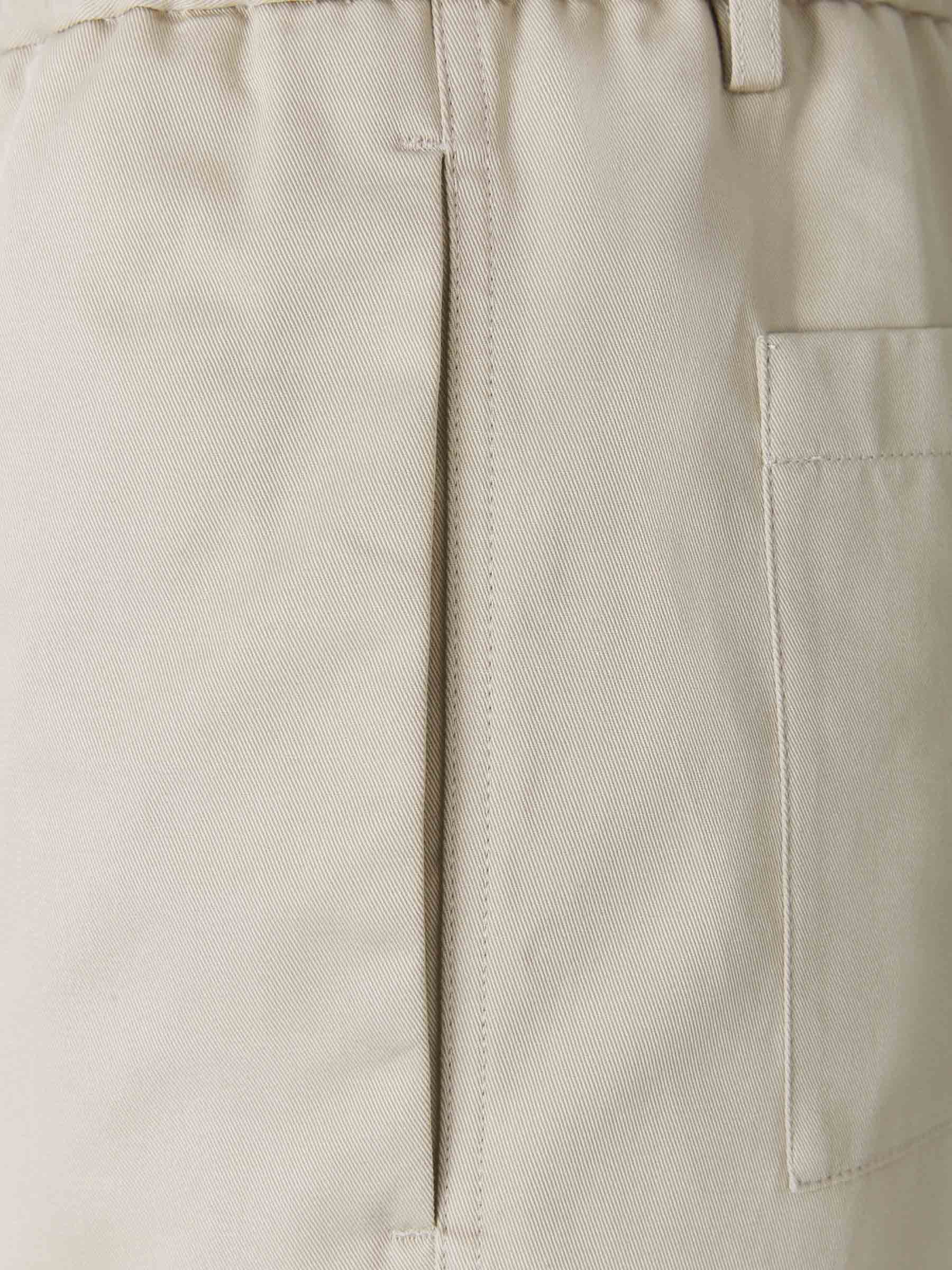 Ami Paris Bermudas Cintura Elástica color Beis sku 523-000711 01 - Foto 3