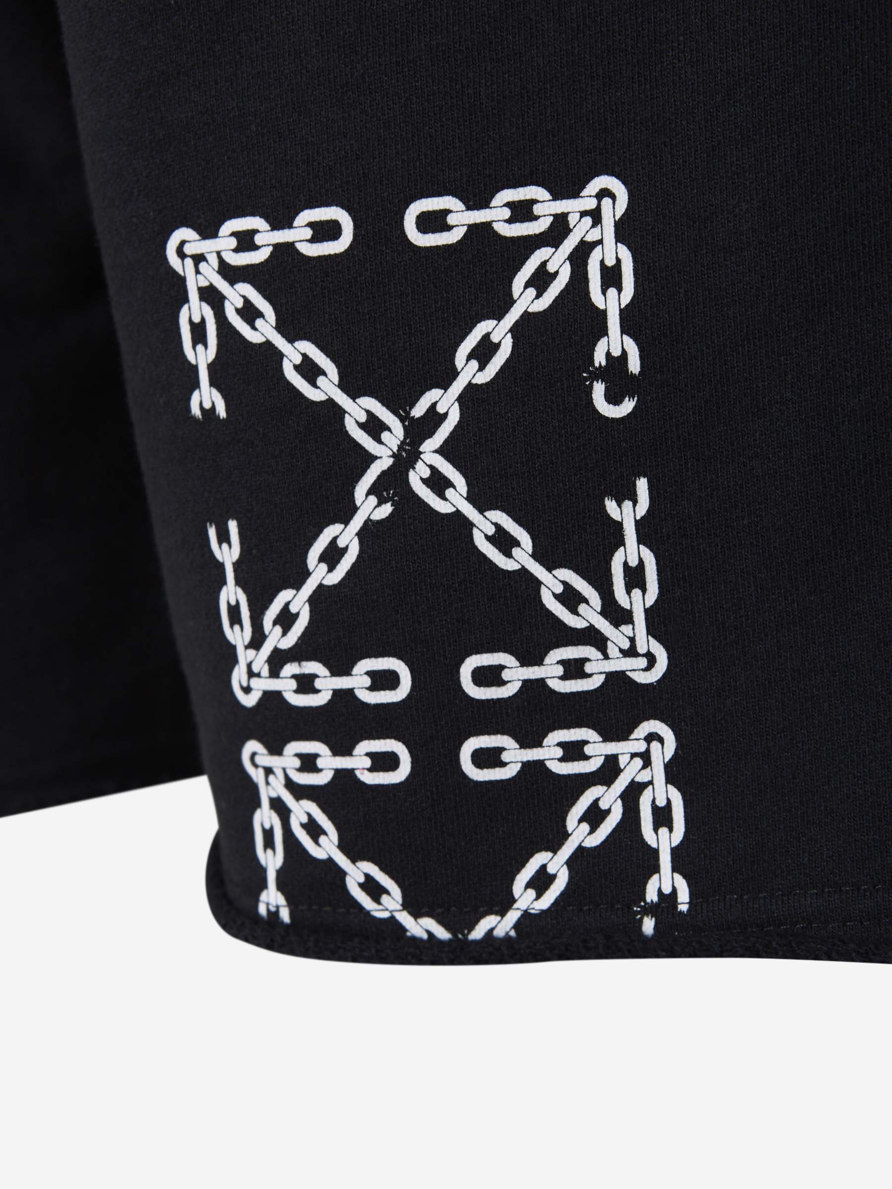 Off-White Bermudas Arrows Cadena color Negro sku 523-000728 00 - Foto 5