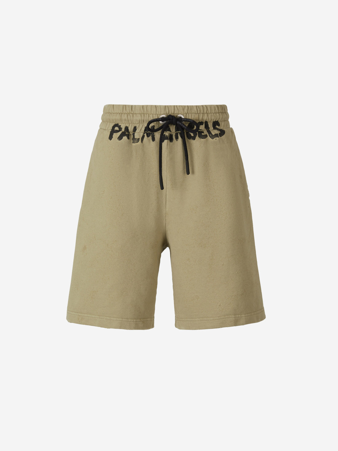 Palm Angels Bermudas Algodón Logo color Verde Militar sku 523-000748 01 - Foto 1